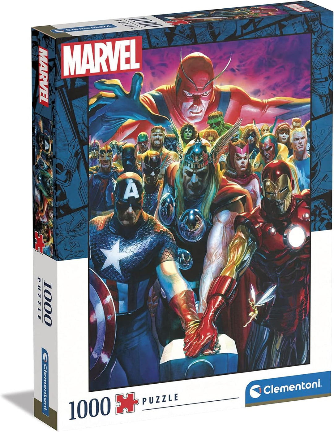 Clementoni Marvel The Avengers 1000-Piece Jigsaw Puzzle (39672)