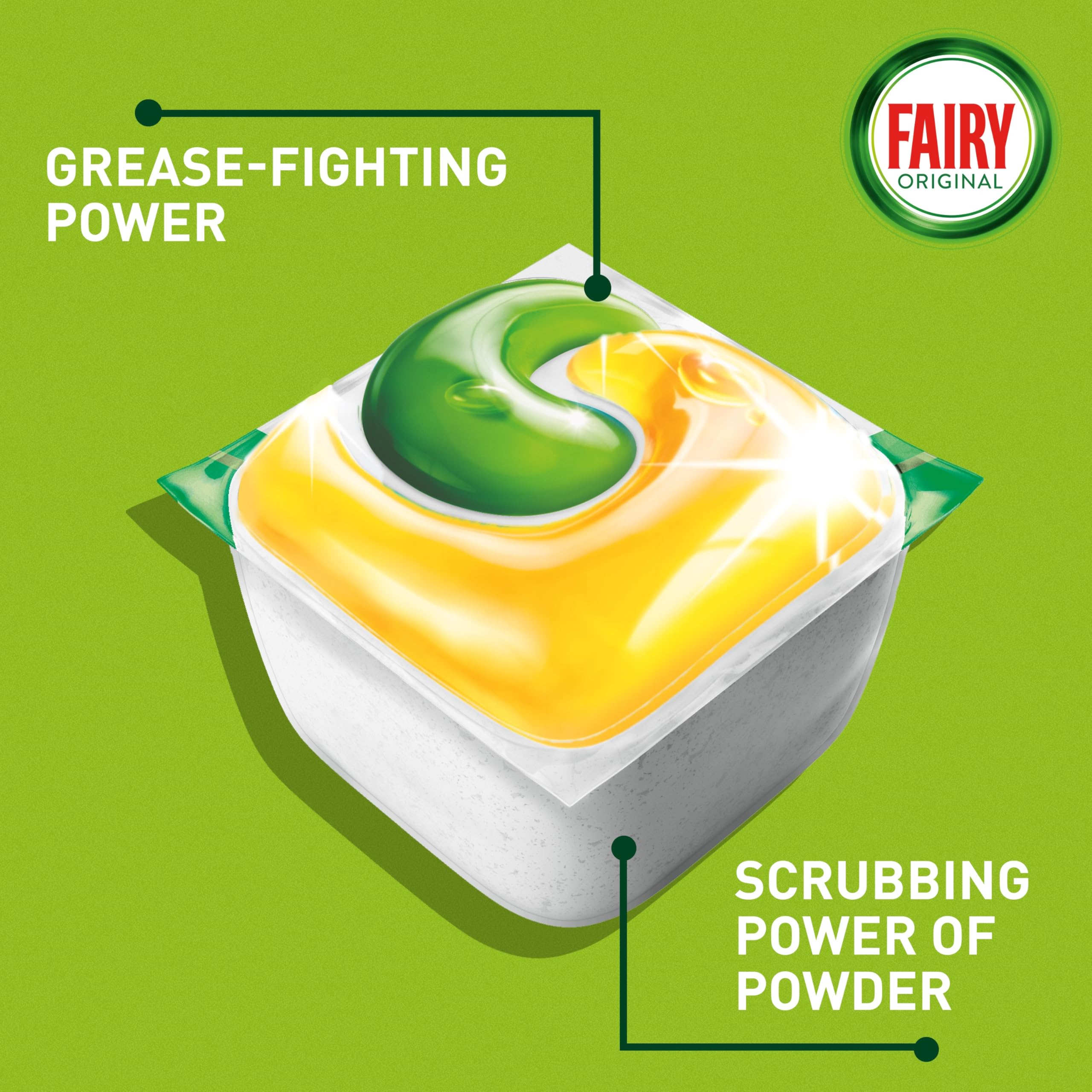 Fairy Original All-In-One Dishwasher Tablets with Lemon Scent, 114 Tablets 12