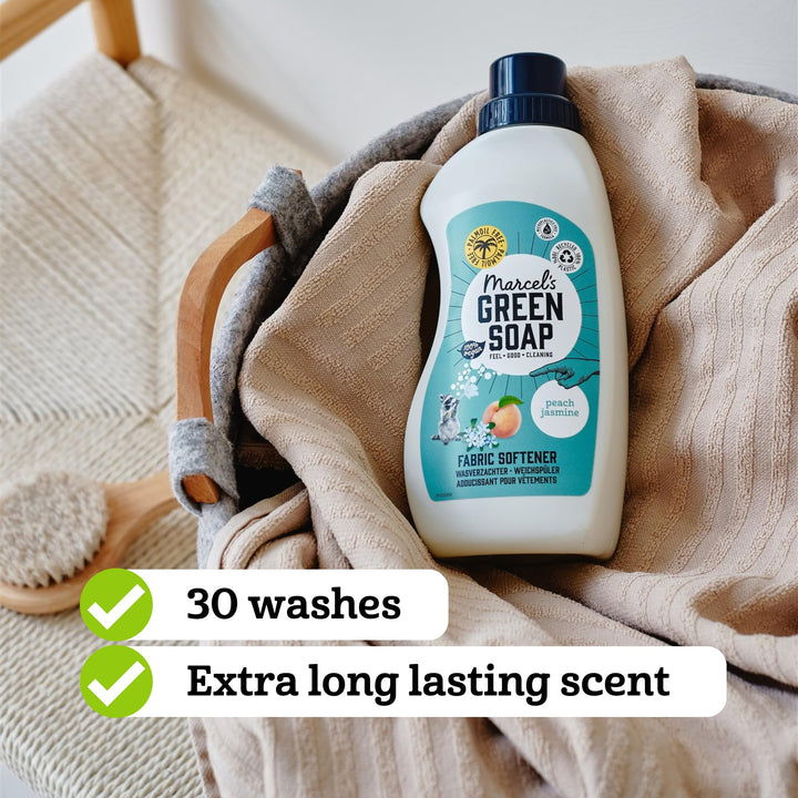 Marcel's Green Soap - Peach & Jasmine Fabric Conditioner (1L)