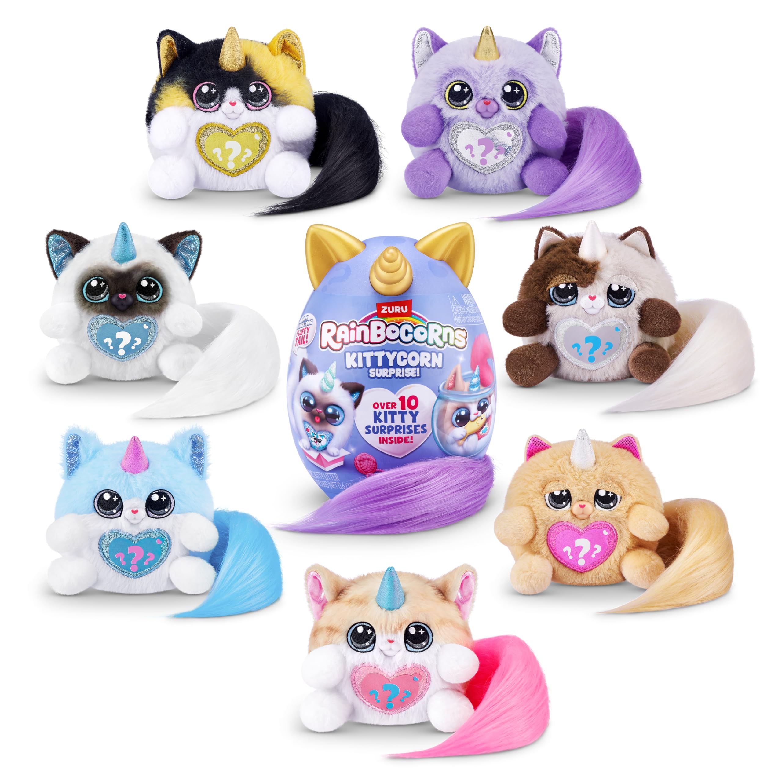 Rainbocorns Kittycorn Surprise Series 3 Himalayan (Nia) - Plush Toy with 10+ Surprises, Ages 3+ 12