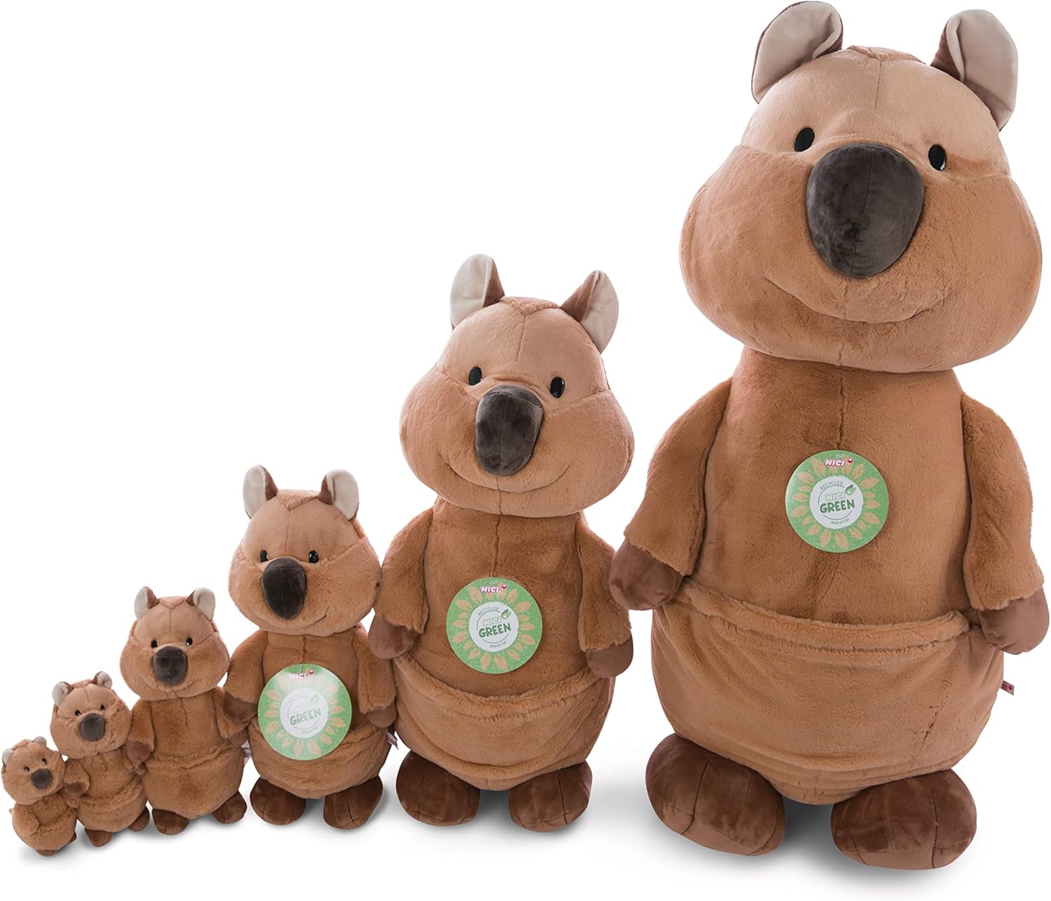 NICI Quokka-Mola 22 cm Plush Toy – Soft Stuffed Animal from Recycled Materials 5