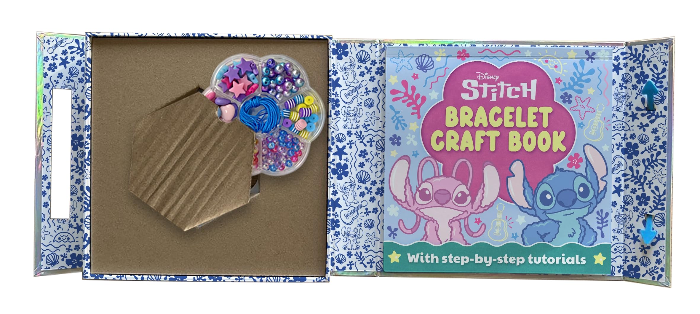 Autumn Disney Stitch Best Friends Activity Book & Bead Kit | Make 12 Bracelets | Multicoloured 2