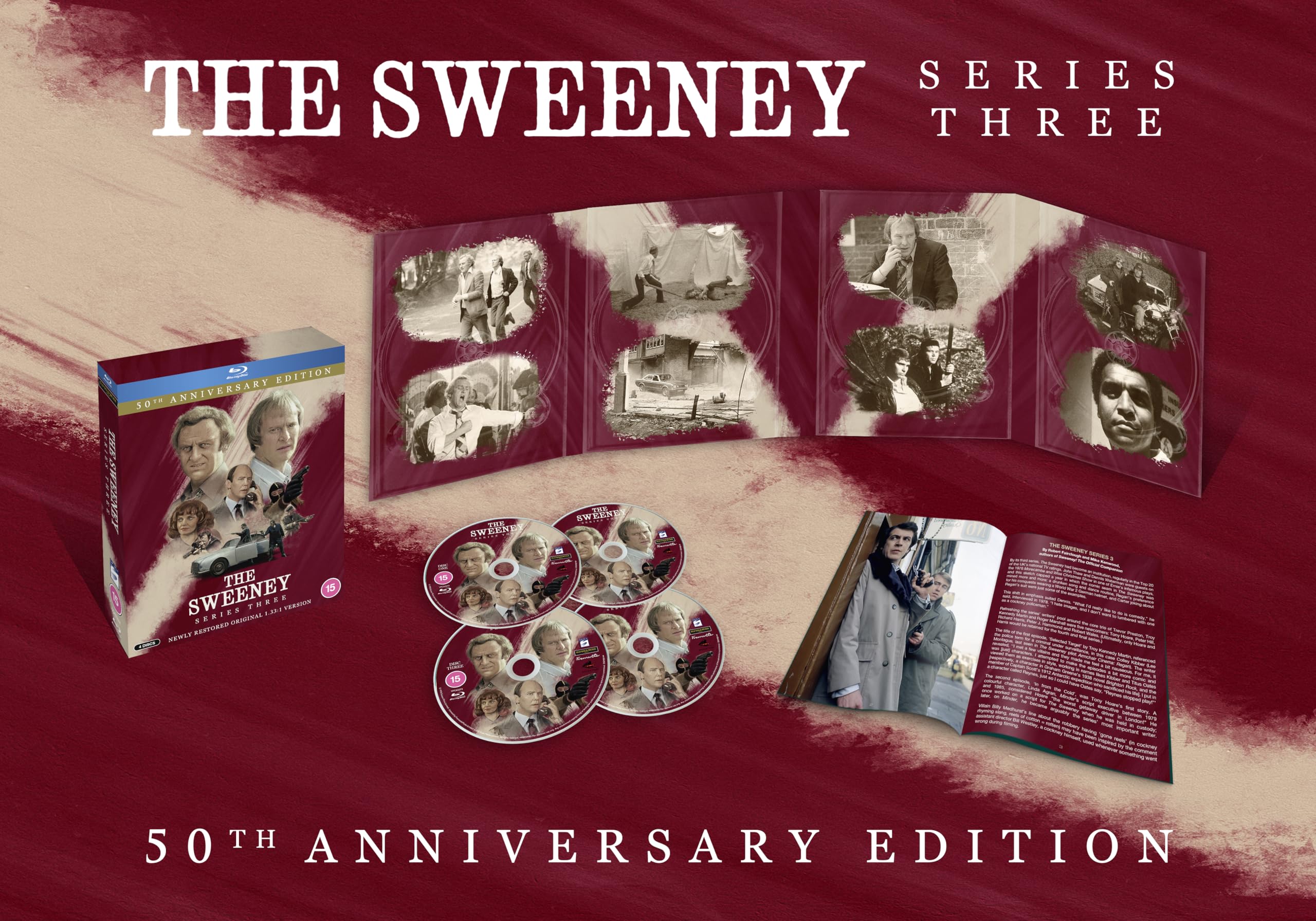 The Sweeney: Series Three 50th Anniversary Edition [Blu-ray] [Region B] 1