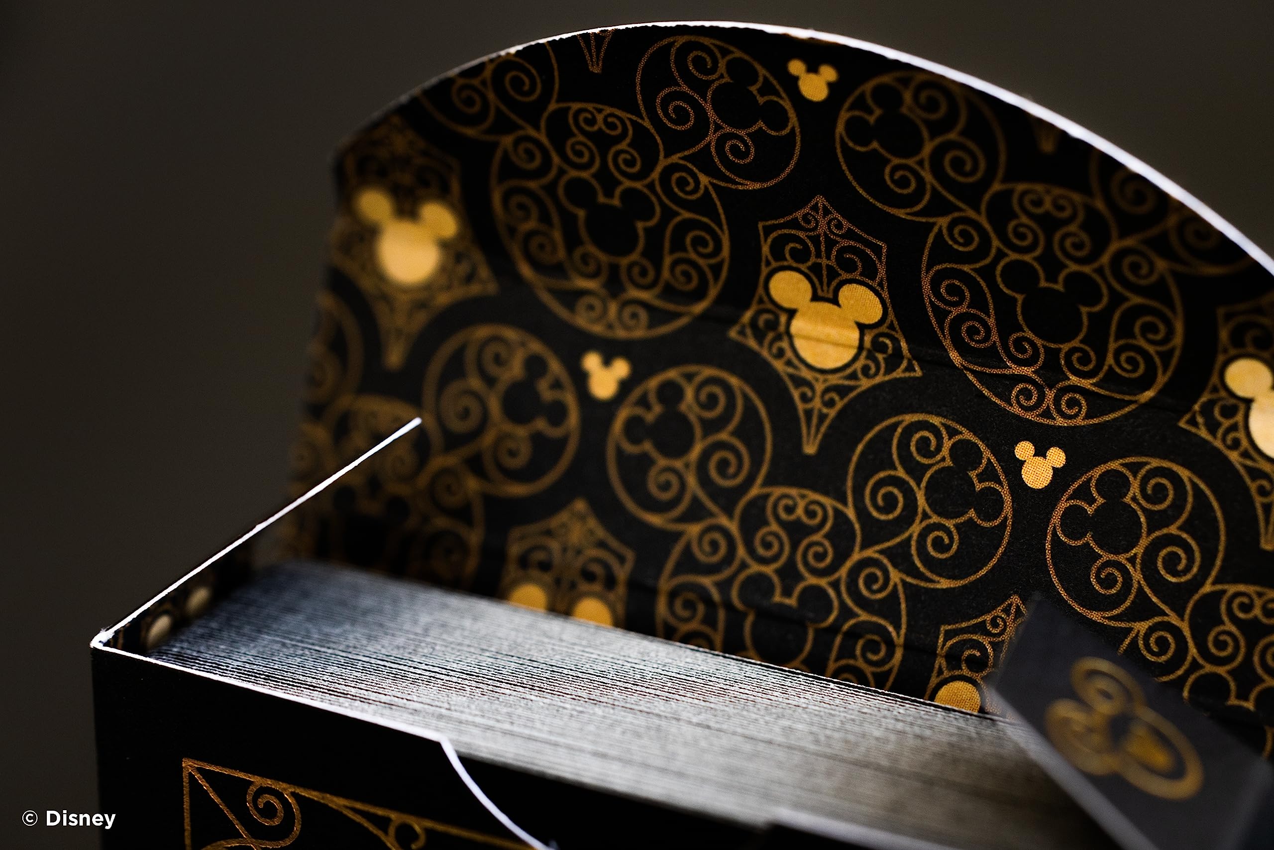 Bicycle Black/Gold Mickey Disney Playing Cards - 1 Deck, Air Cushion Finish, Professional, Superb Handling & Durability, Great Gift For Card Collectors 3