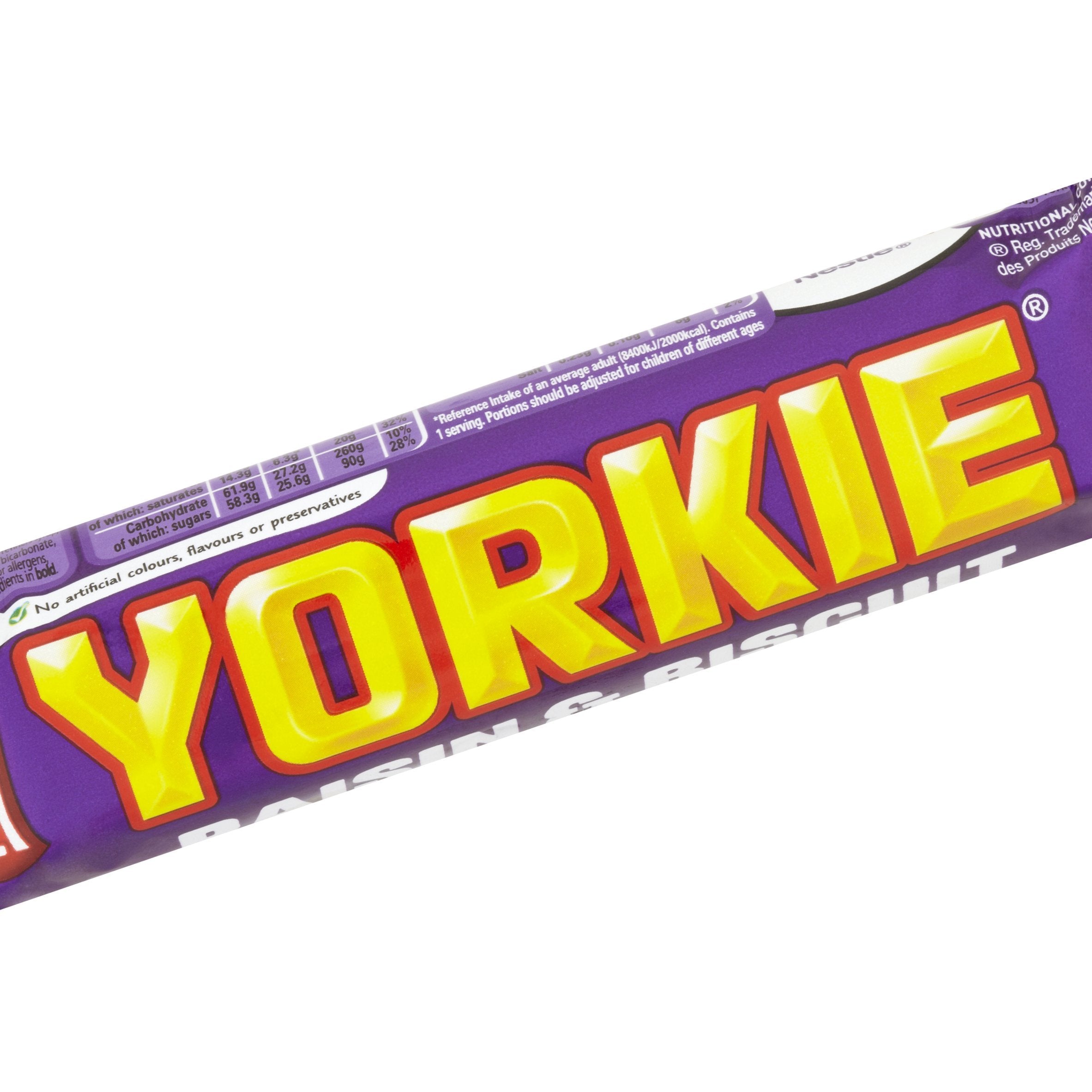 Yorkie Raisin & Biscuit Chocolate Bar, 44g 5
