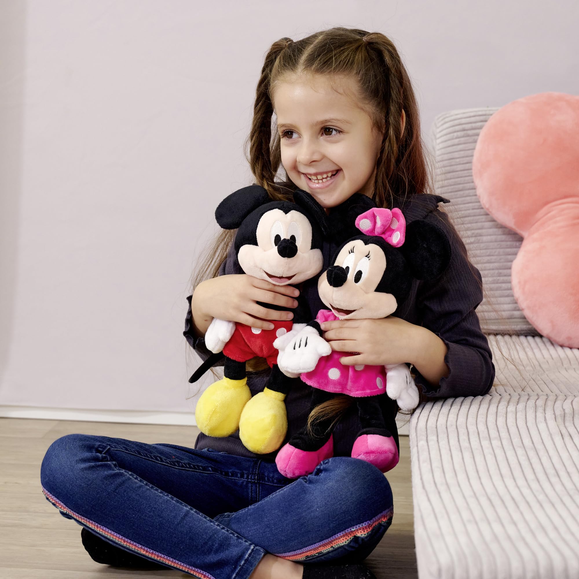 Simba 6315870225 Mickey Mouse Plush Toy - 25 cm Cuddly Soft Stuffed Animal for Babies 5