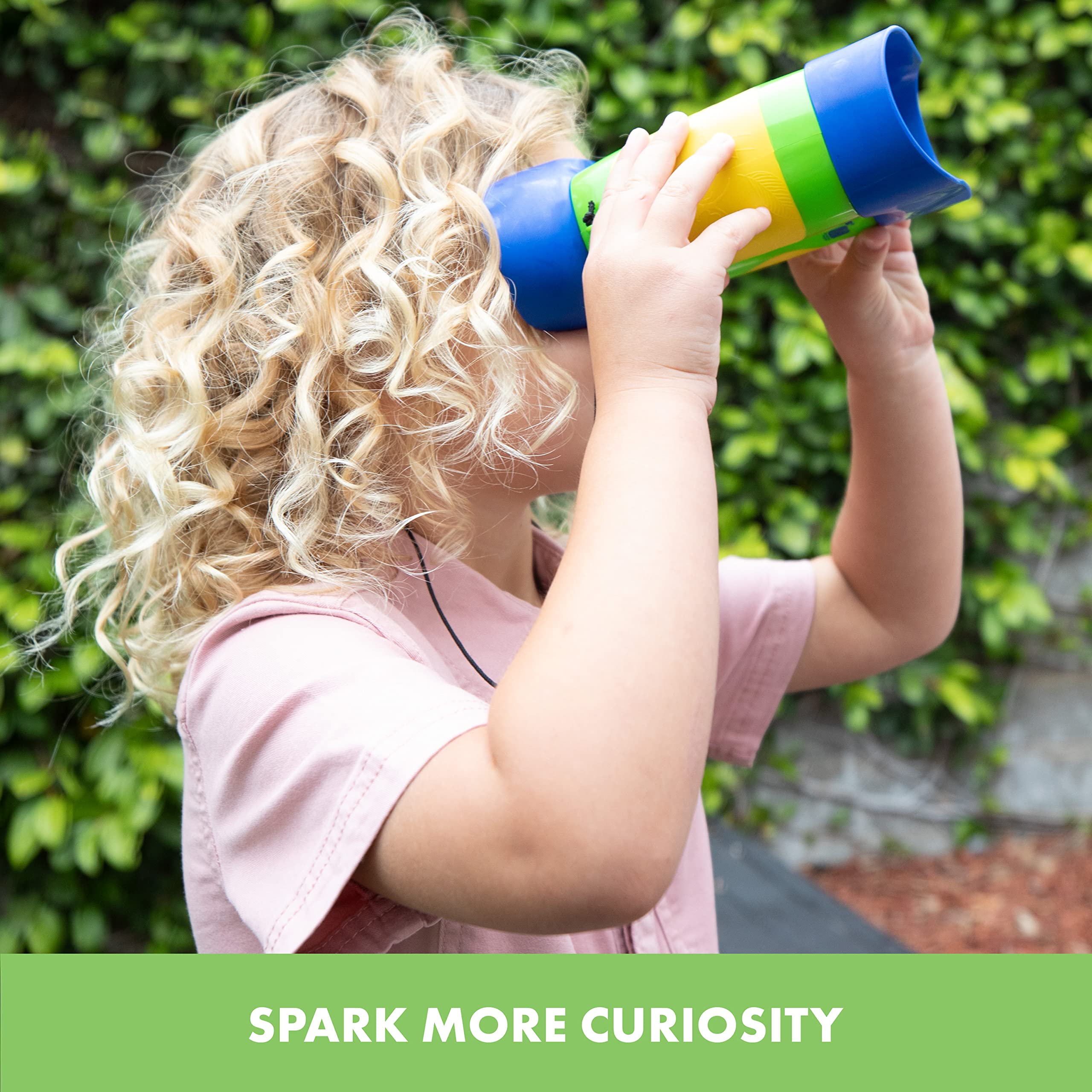 Learning Resources GeoSafari Jr. Kidnoculars - Binoculars for Toddlers & Kids, 2x Magnification, Ages 3+