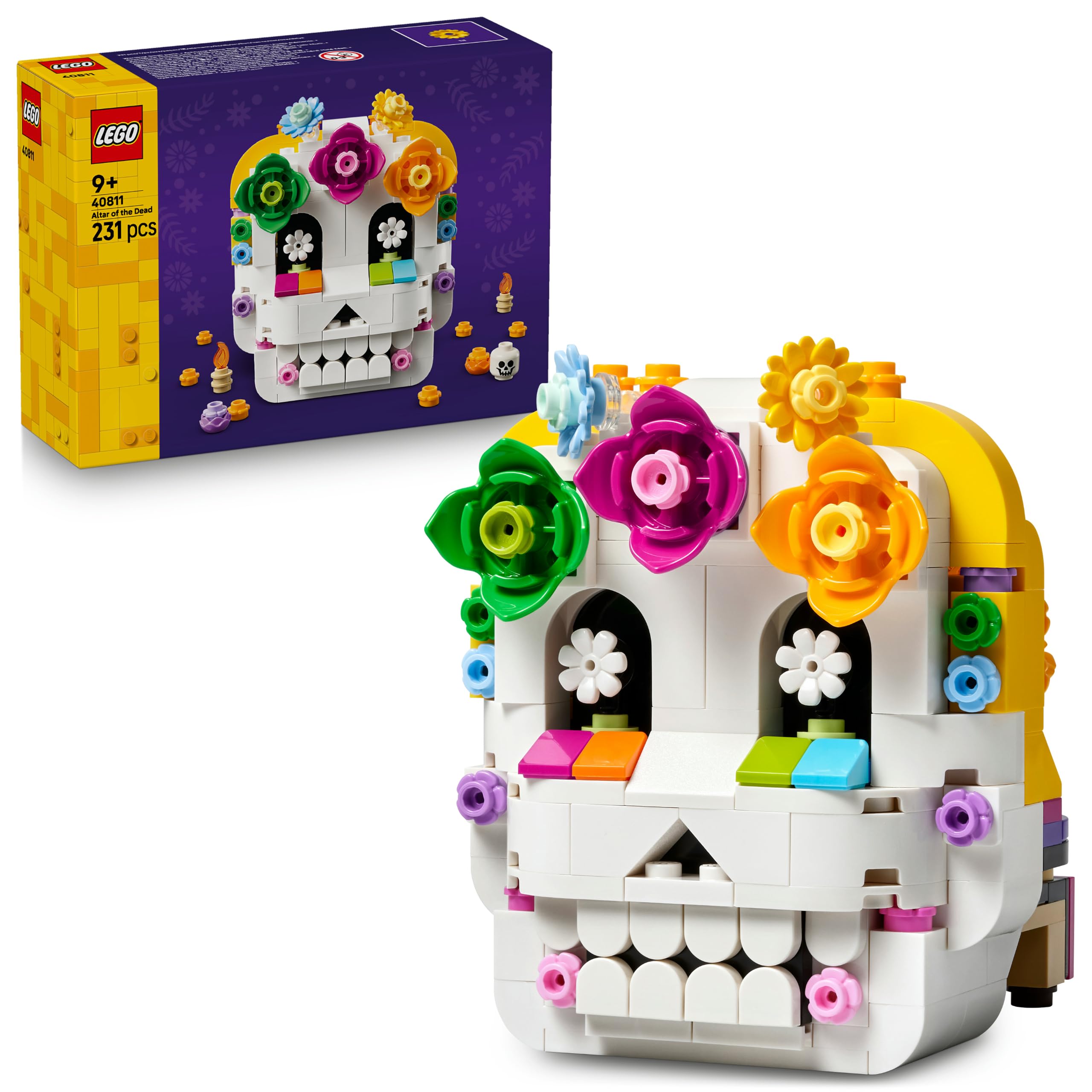 LEGO Altar of the Dead Building Set - Day of the Dead Celebration | 9+ Years | Multicolor