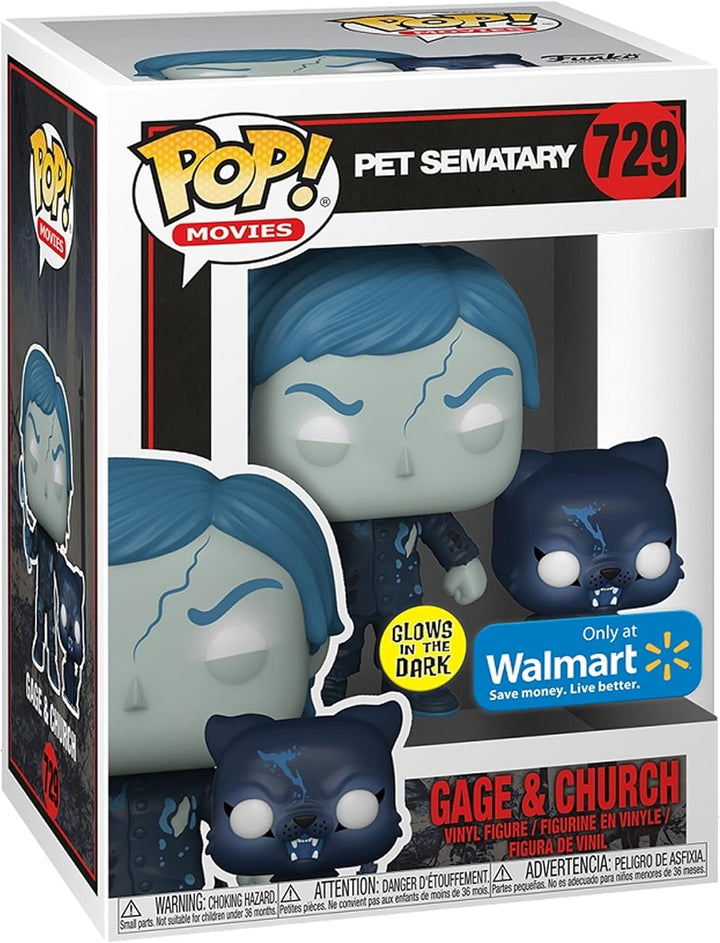 Funko Pop! Movies Pet Sematary - Undead Gage & Church Glow Vinyl Figure (B09QRXJ4Z1)