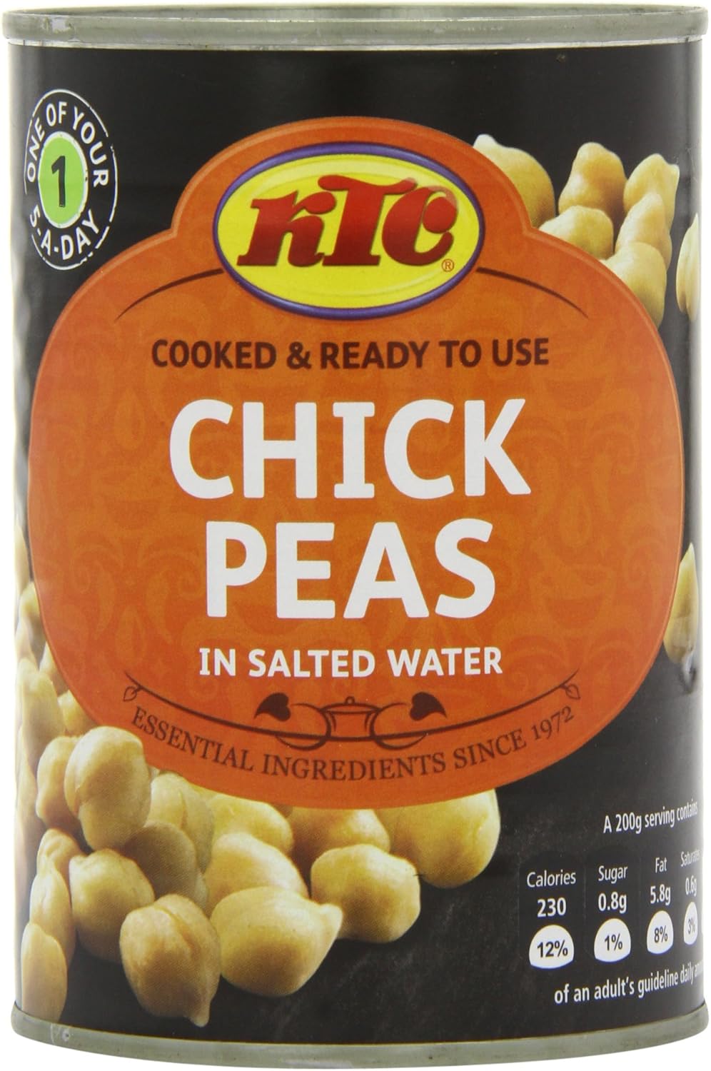 KTC - Chick Peas in Salted Water 400g 1