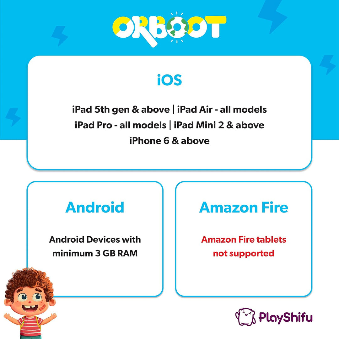 PlayShifu Orboot Mars Interactive Globe - AR-Powered Space Exploration for Ages 6-12