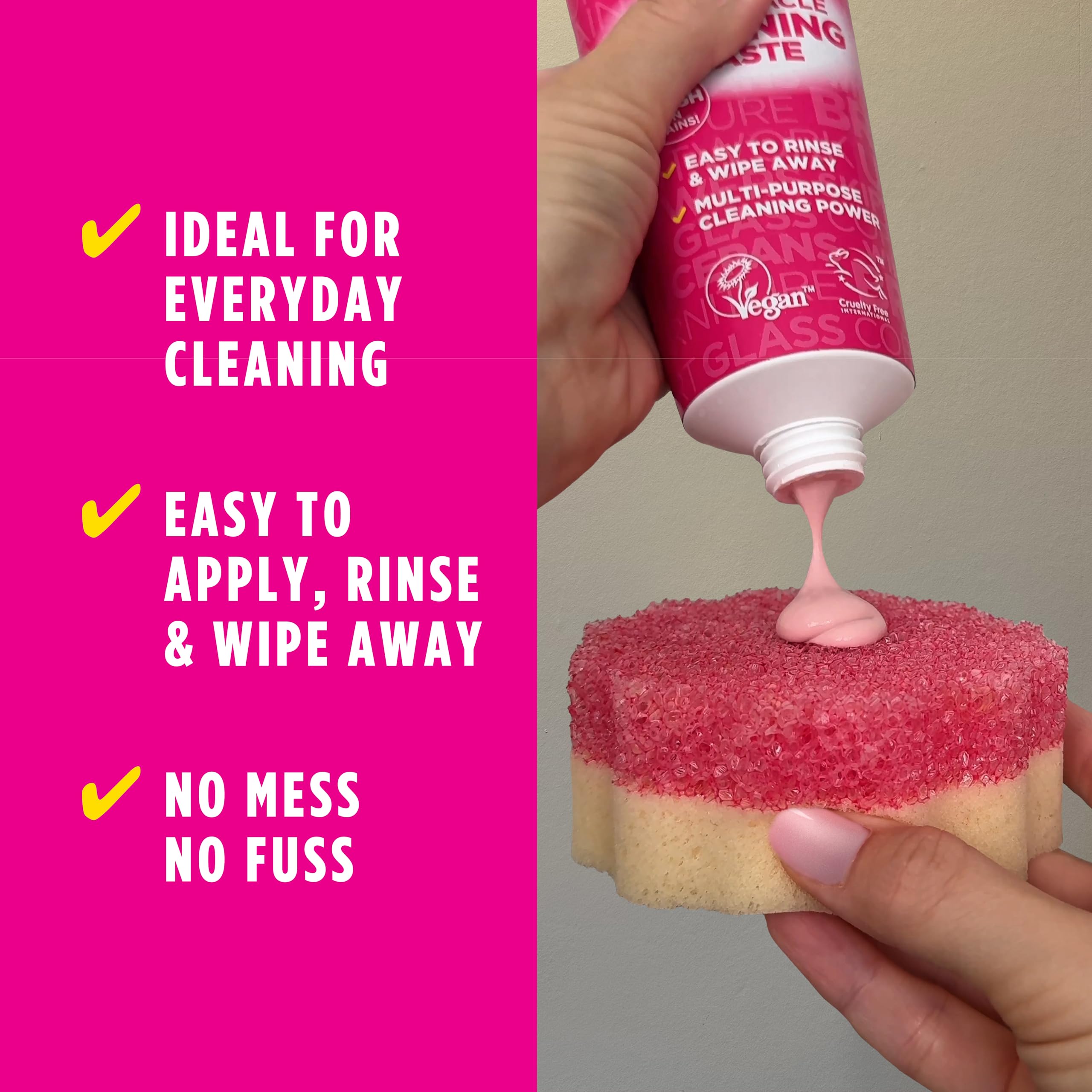 Stardrops The Pink Stuff Miracle Squeezable Cleaning Paste - 300g | All Purpose | Rhubarb Scent 2