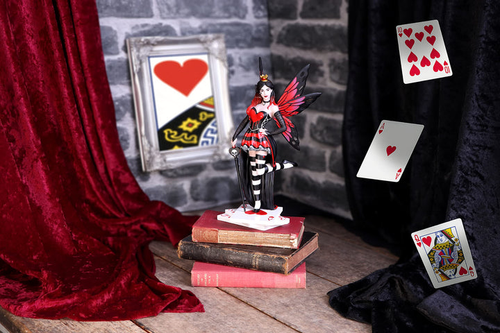 Nemesis Now Wonderland Fairies - Queen of Hearts Resin Figurine