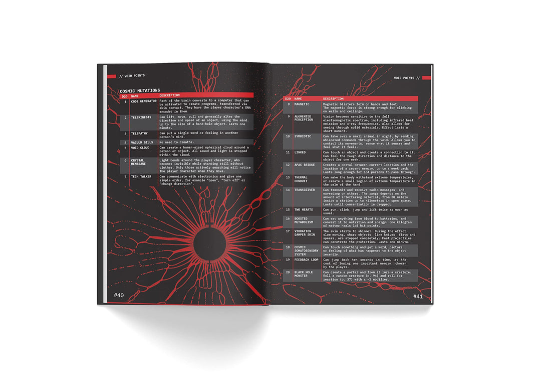 Death in Space RPG - Hardcover Tabletop Roleplaying Game