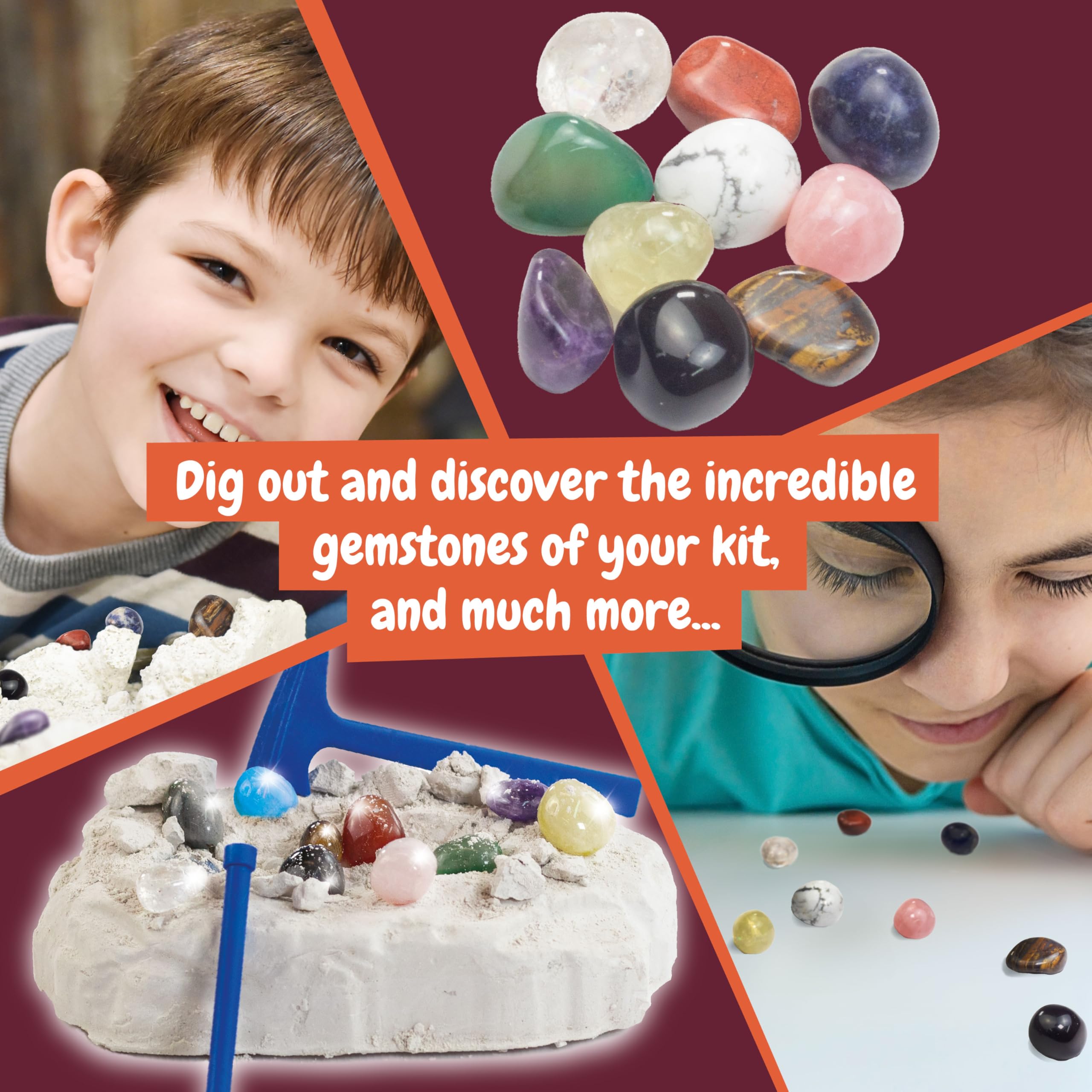 Science4you Egyptian Dig Kit - Excavation Set with 5 Artifacts, STEM Learning for Kids 8+ 3