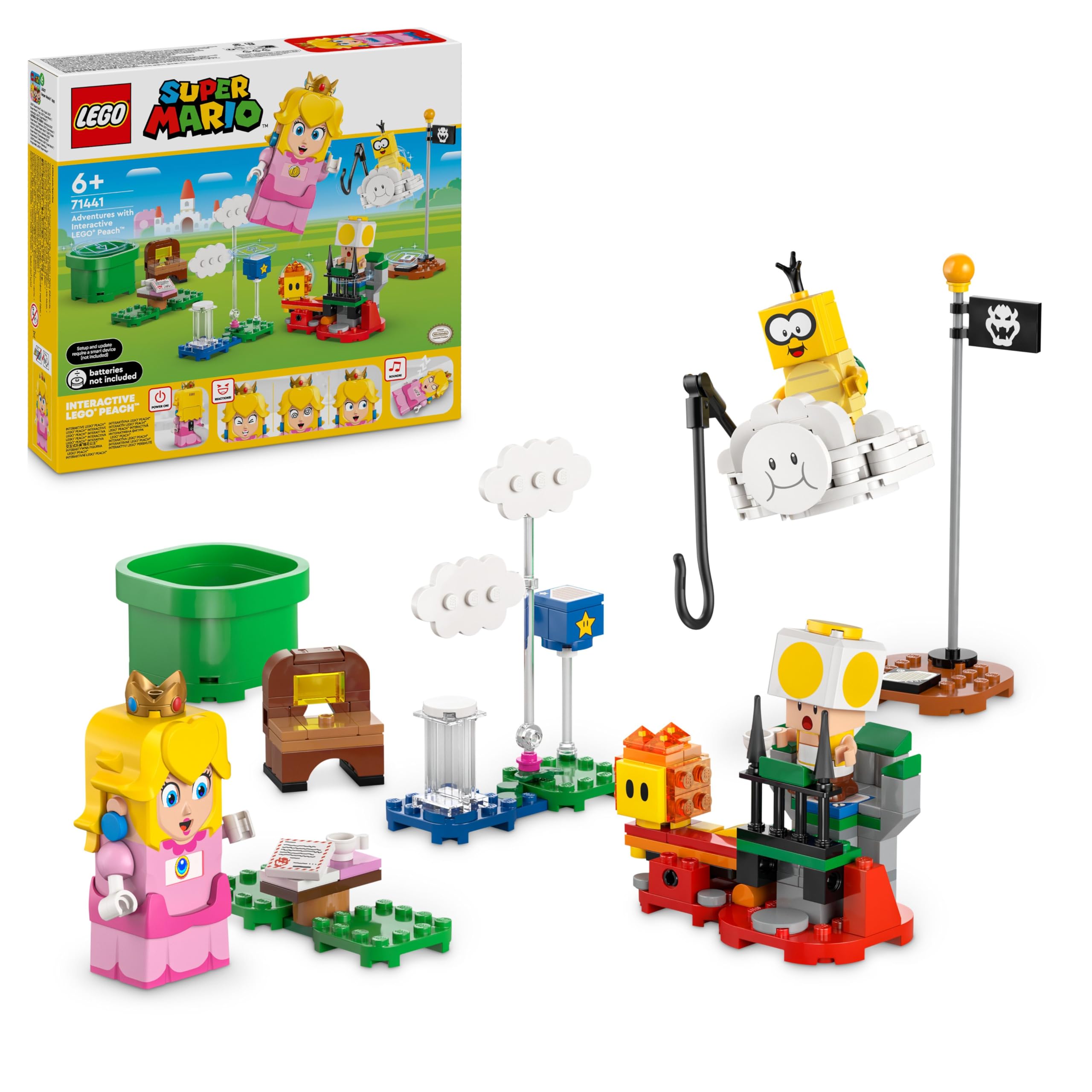 LEGO Super Mario Adventures with Interactive Peach Playset - Building Set for Kids 6+ 1