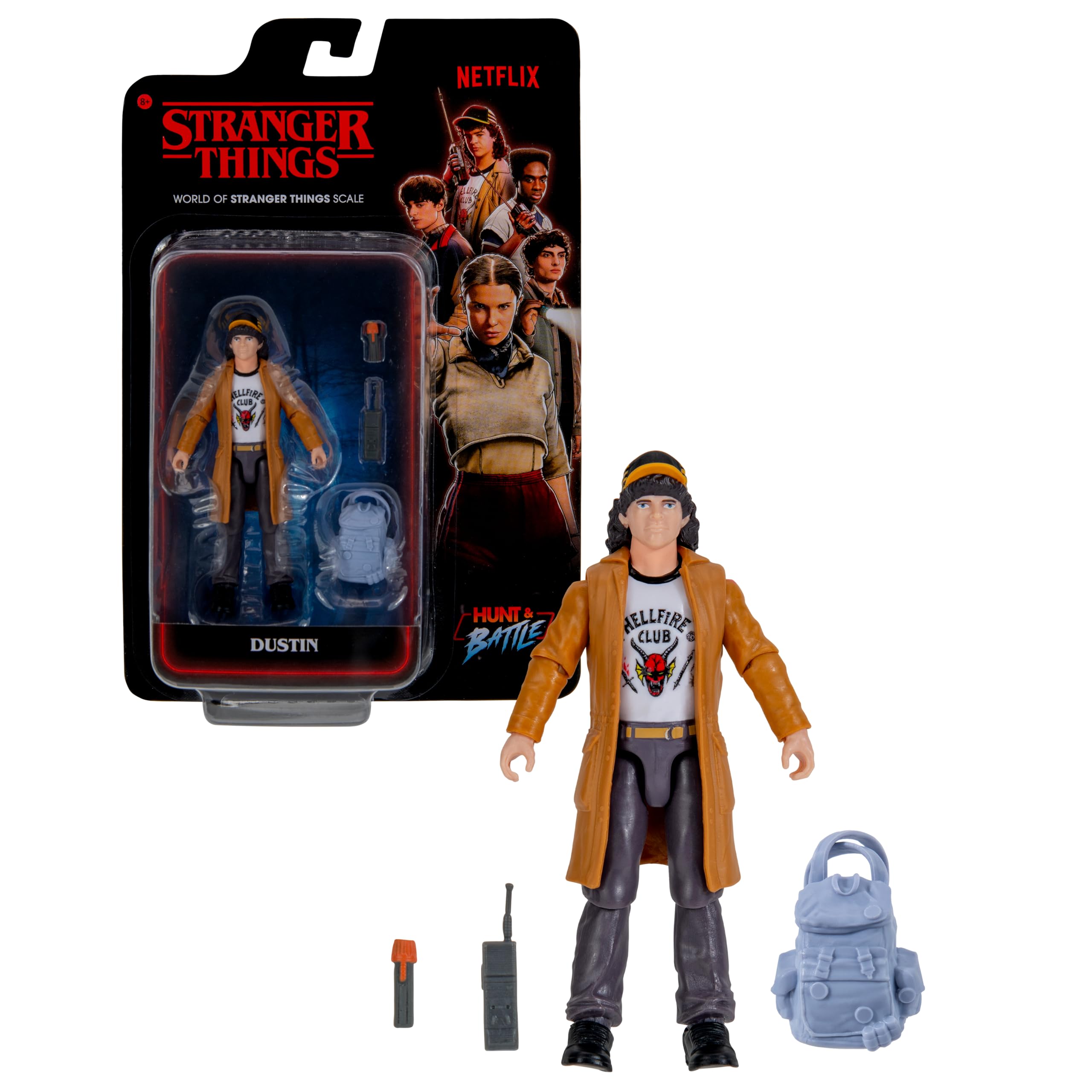 Stranger Things Dustin Henderson Upside Down Collector Figure - 6-Inch Highly Detailed Action Figure 9