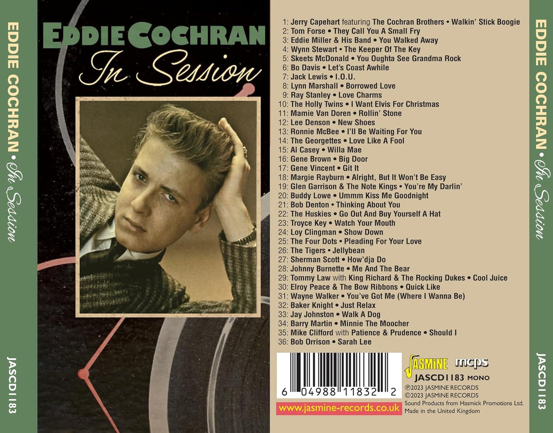 In Session: Rare Eddie Cochran Compilation - Rock & Roll Guitar and Vocal Masterpieces