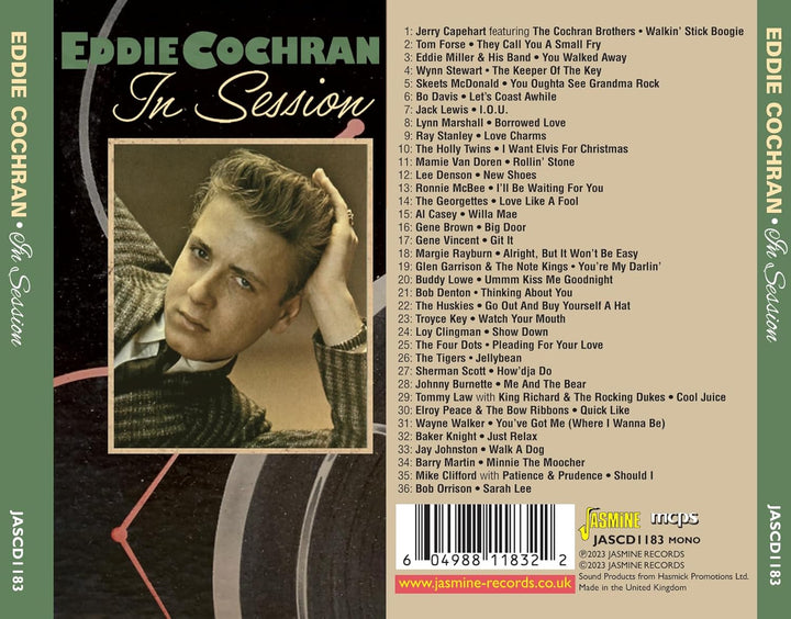 In Session: Rare Eddie Cochran Compilation - Rock & Roll Guitar and Vocal Masterpieces