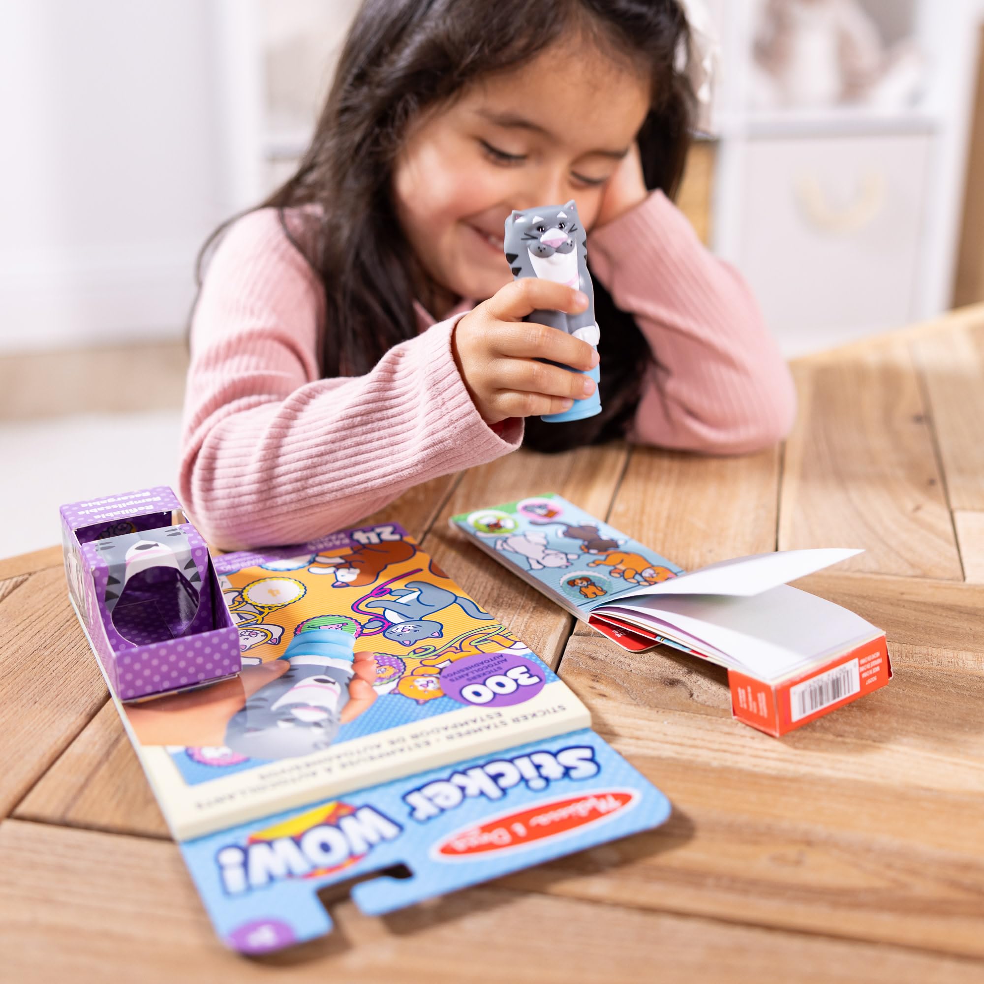 Melissa & Doug Sticker WOW! Cat Bundle with 500 Stickers and Mini Activity Pad 7