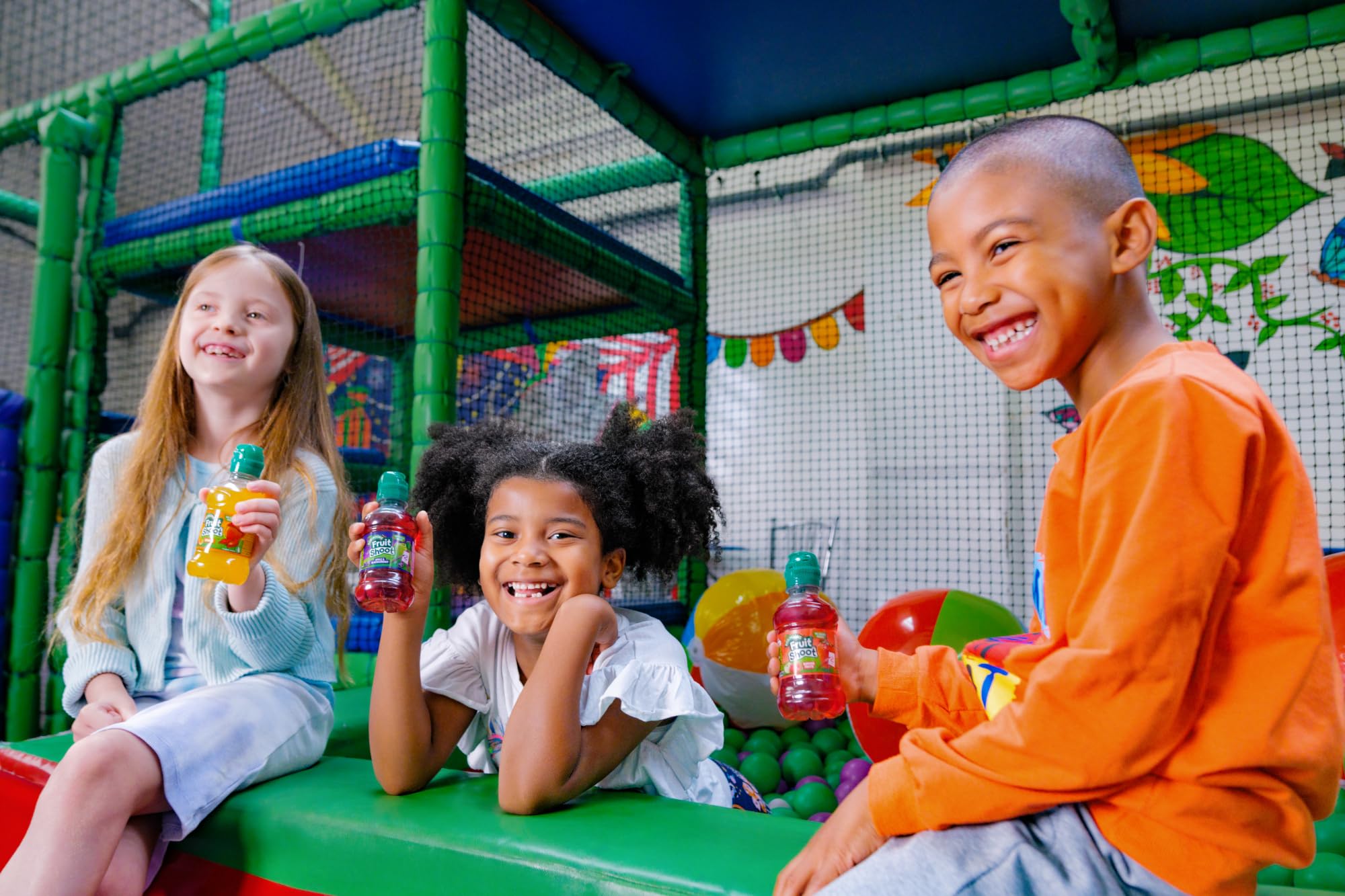 FRUIT SHOOT Orange Fruit Juice - 4 x 200ml Bottles | No Added Sugar 5