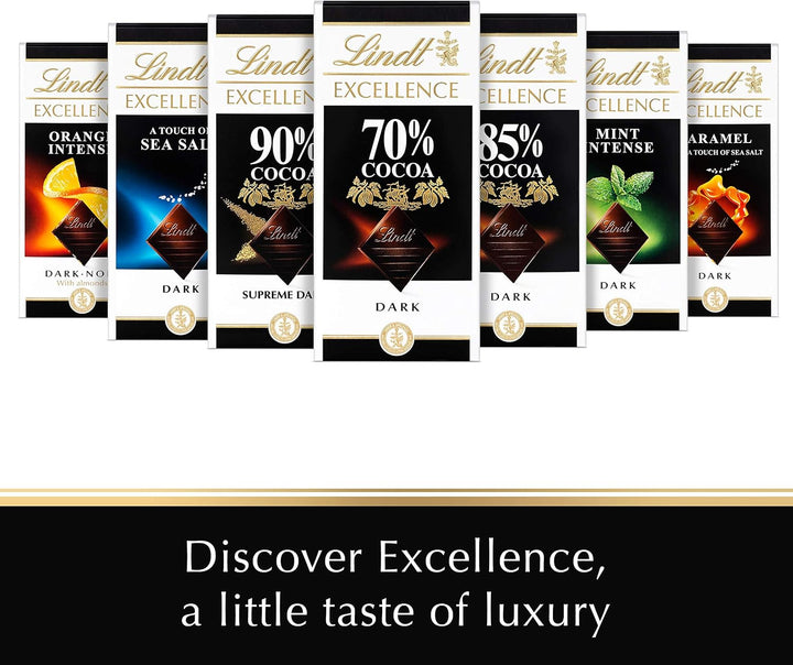 Lindt Excellence Dark Chocolate with Cranberry, Almond & Hazelnut – 100g