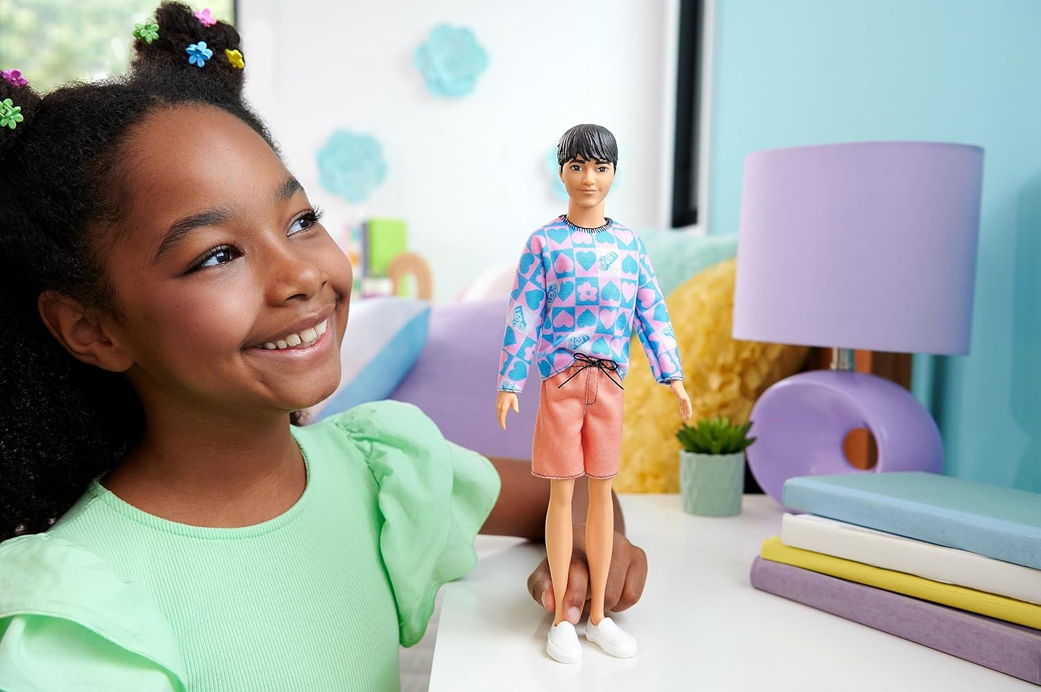 Barbie Ken Fashionista Doll - Blue and Pink Sweater, 3+ Years 4