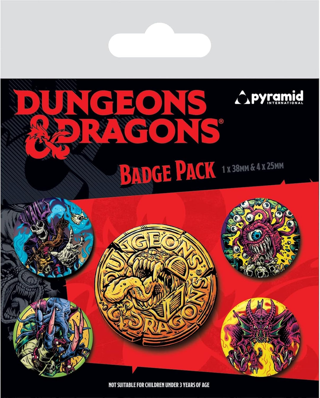 Pyramid International Dungeons and Dragons Monster Badge Pack (bp80800)