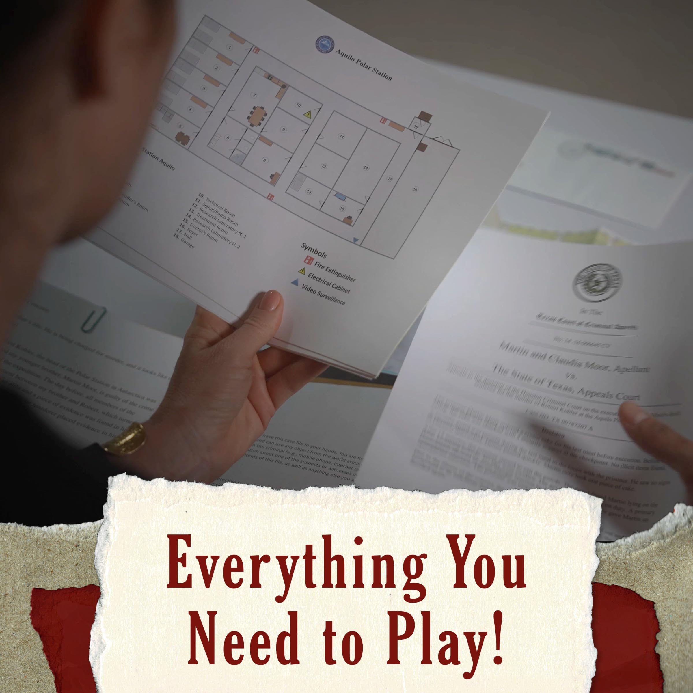 Murder Mystery Party Death in Antarctica Case Files Board Game 10