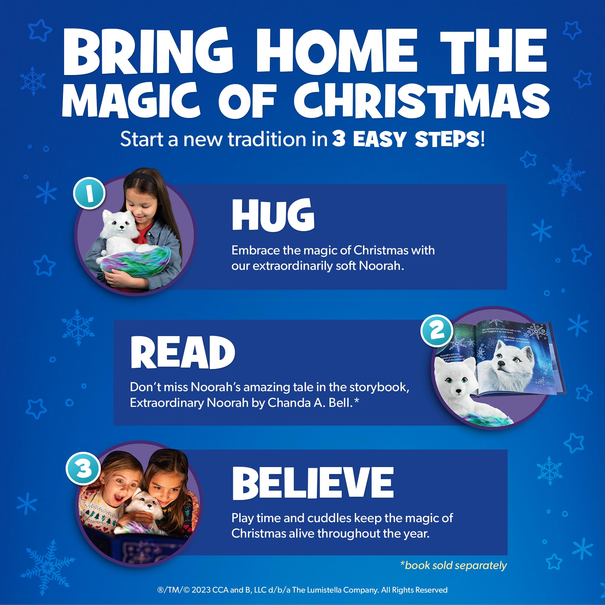 Extraordinary Noorah Plush - 9-Inch Arctic Fox with Northern Lights Tail 4