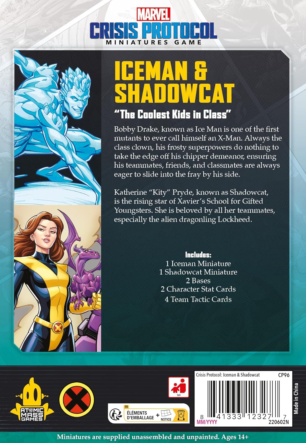 Atomic Mass Games Marvel Crisis Protocol: Iceman & Shadowcat Character Pack (FFGCP96) 4