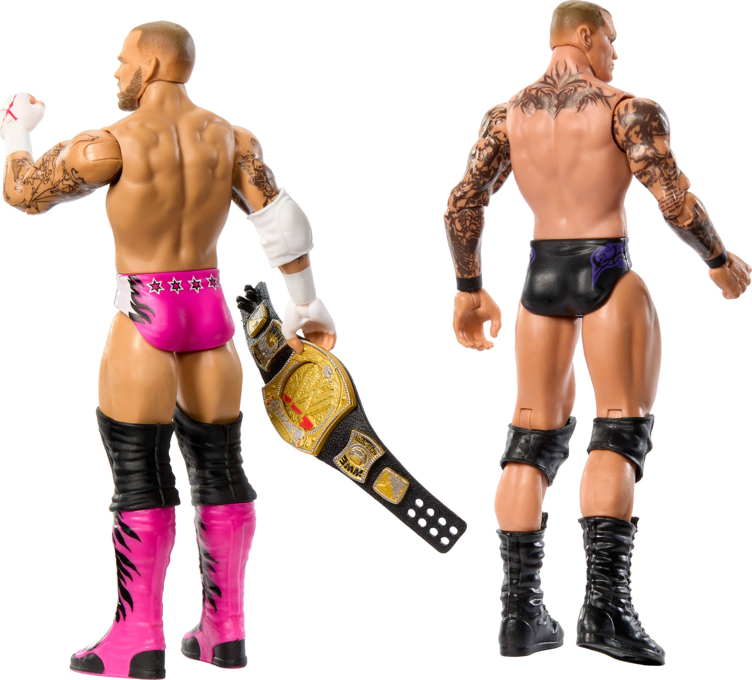Mattel WWE Main Event Championship Showdown 2-Pack Action Figures - 6-Inch Collectible Figures with Accessories