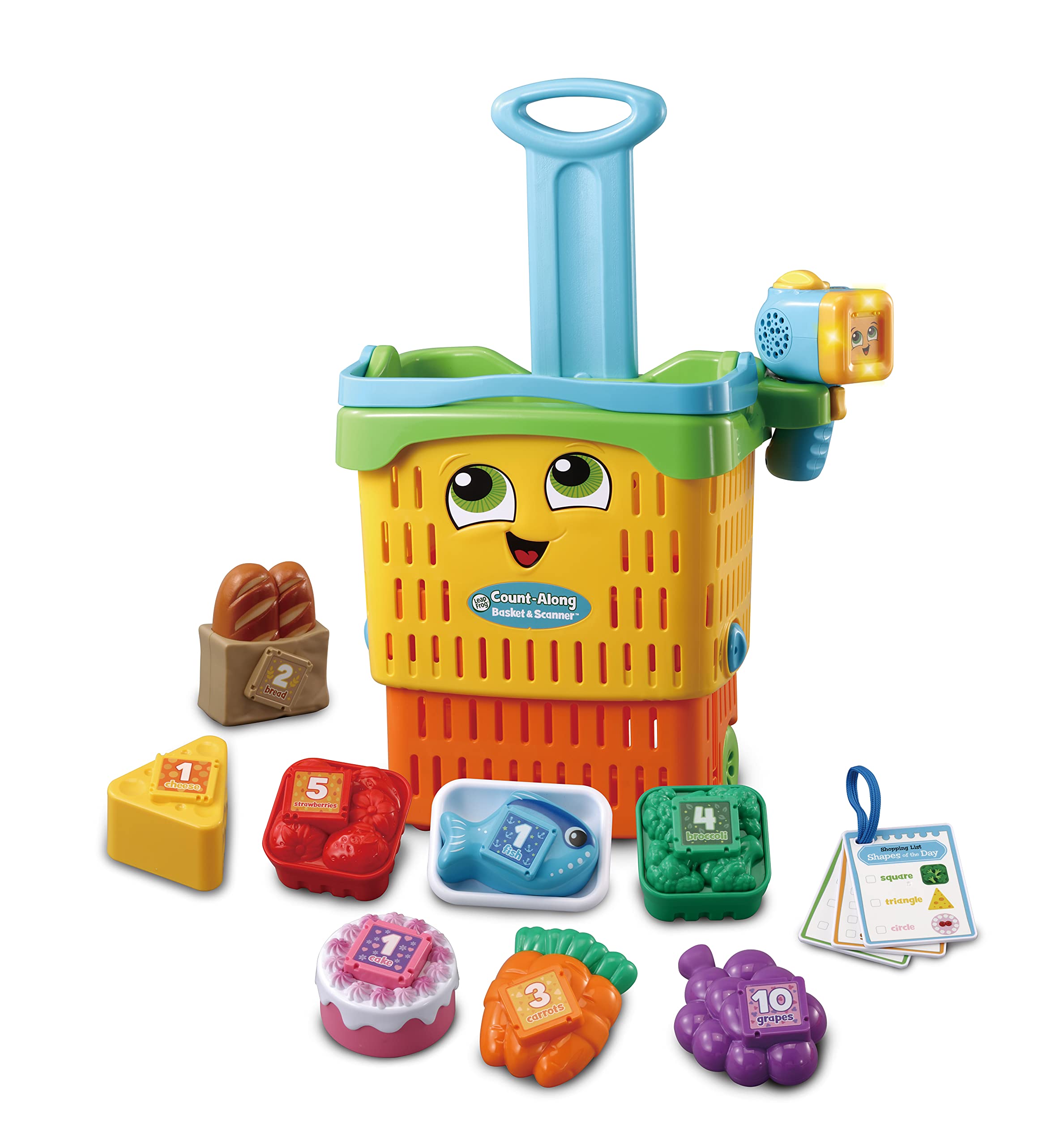 LeapFrog Count-Along Basket & Scanner Roleplay Toy | Ages 2-5 Years | Interactive Learning