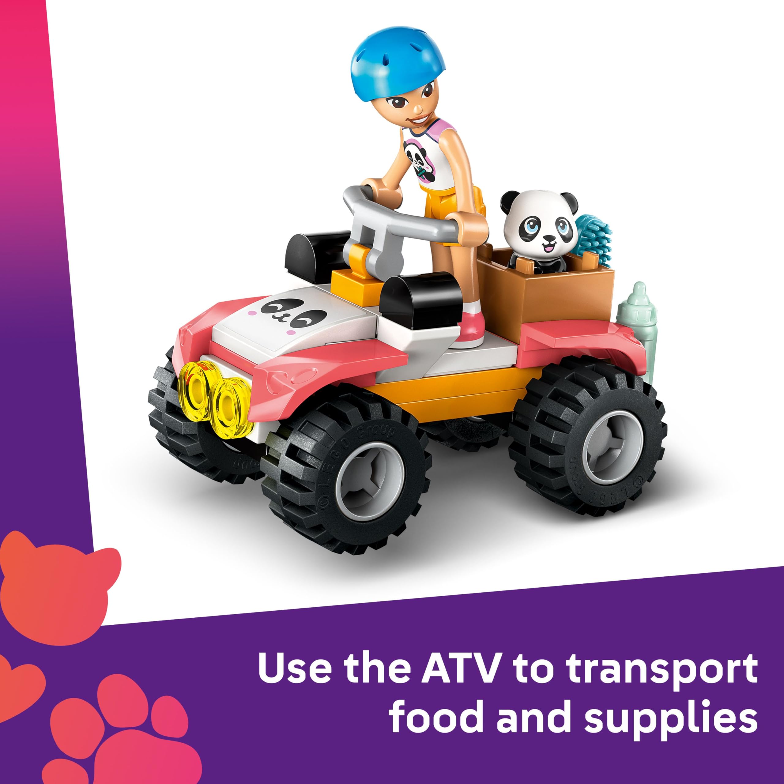 LEGO Friends Panda Sanctuary Animal Care Toy 42648 | Ages 7+ | Includes Tree House & Quad Bike 3