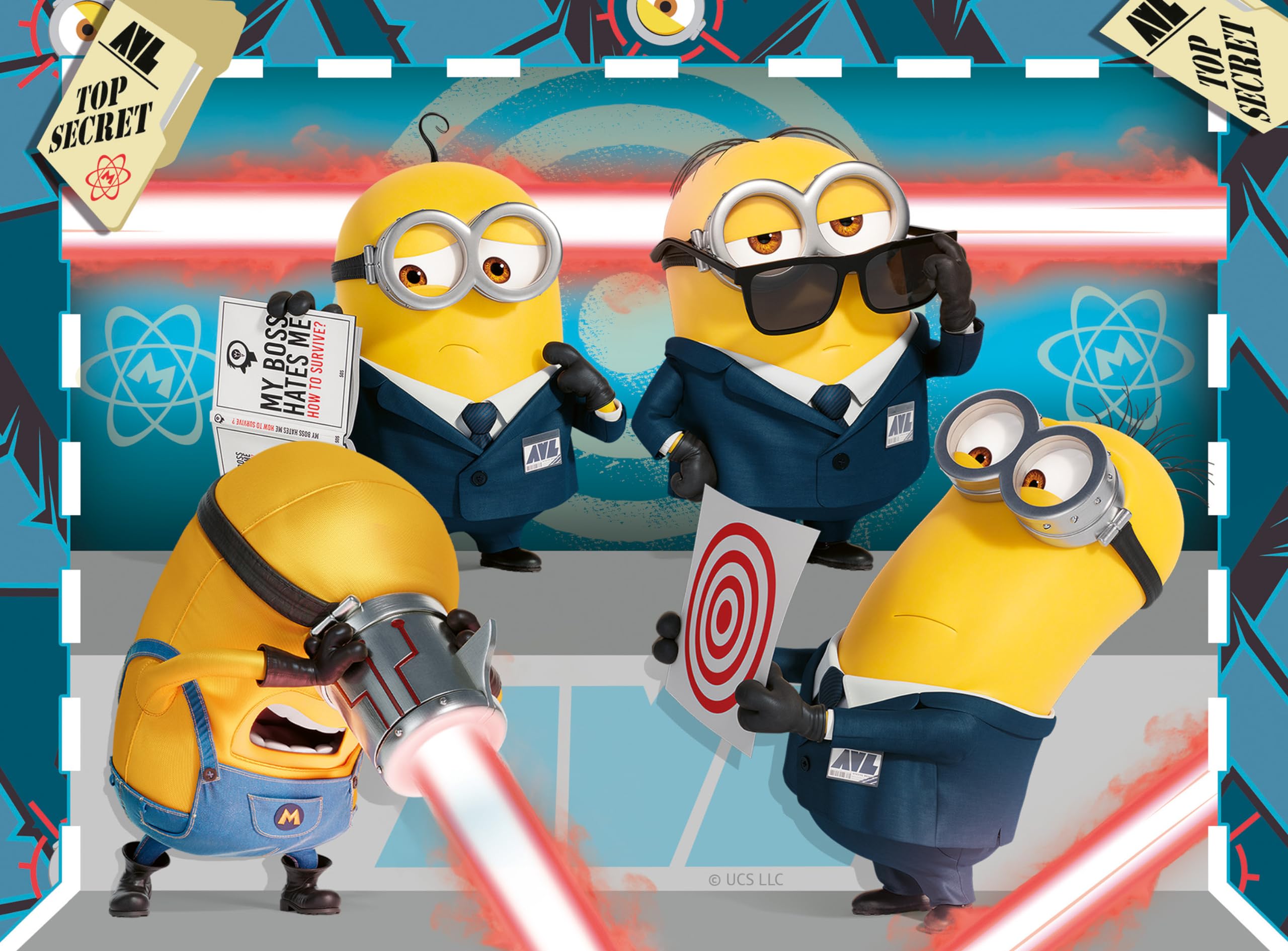 Ravensburger Minions Despicable Me 4 Jigsaw Puzzles 4-in-1 Set for Kids Age 3+ | 19x14cm 2