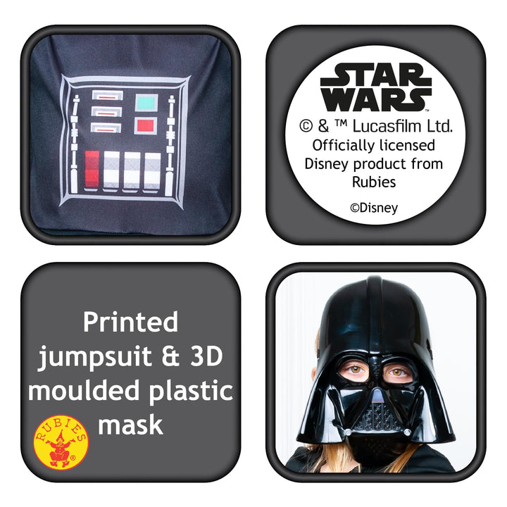 Rubies Darth Vader Costume - Teen Size 14-16 Years (158-170 cm)