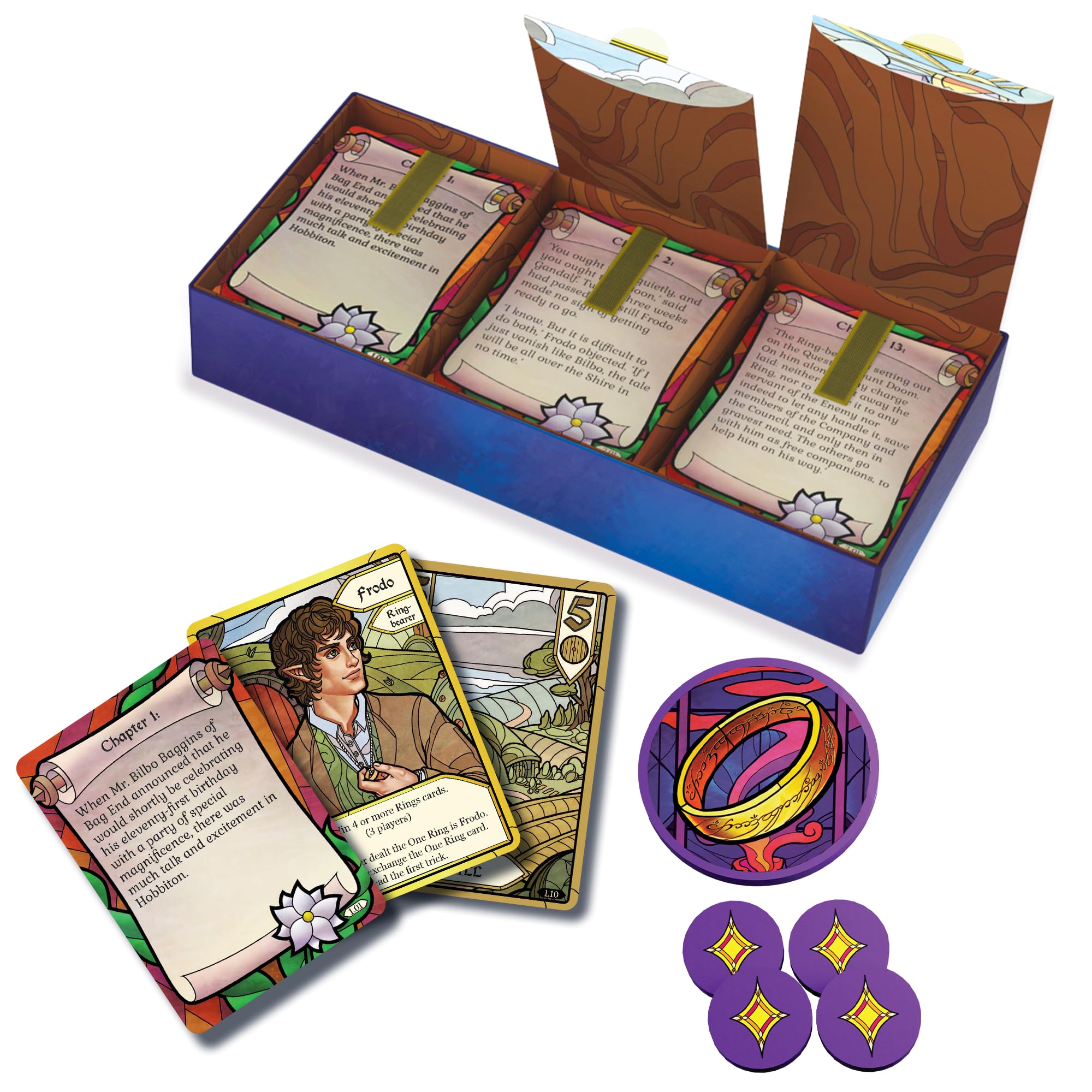 Asmodee The Fellowship of the Ring Trick-Taking Game | Cooperative Card Game | Ages 10+ | 1-4 Players | 20+ Min 7