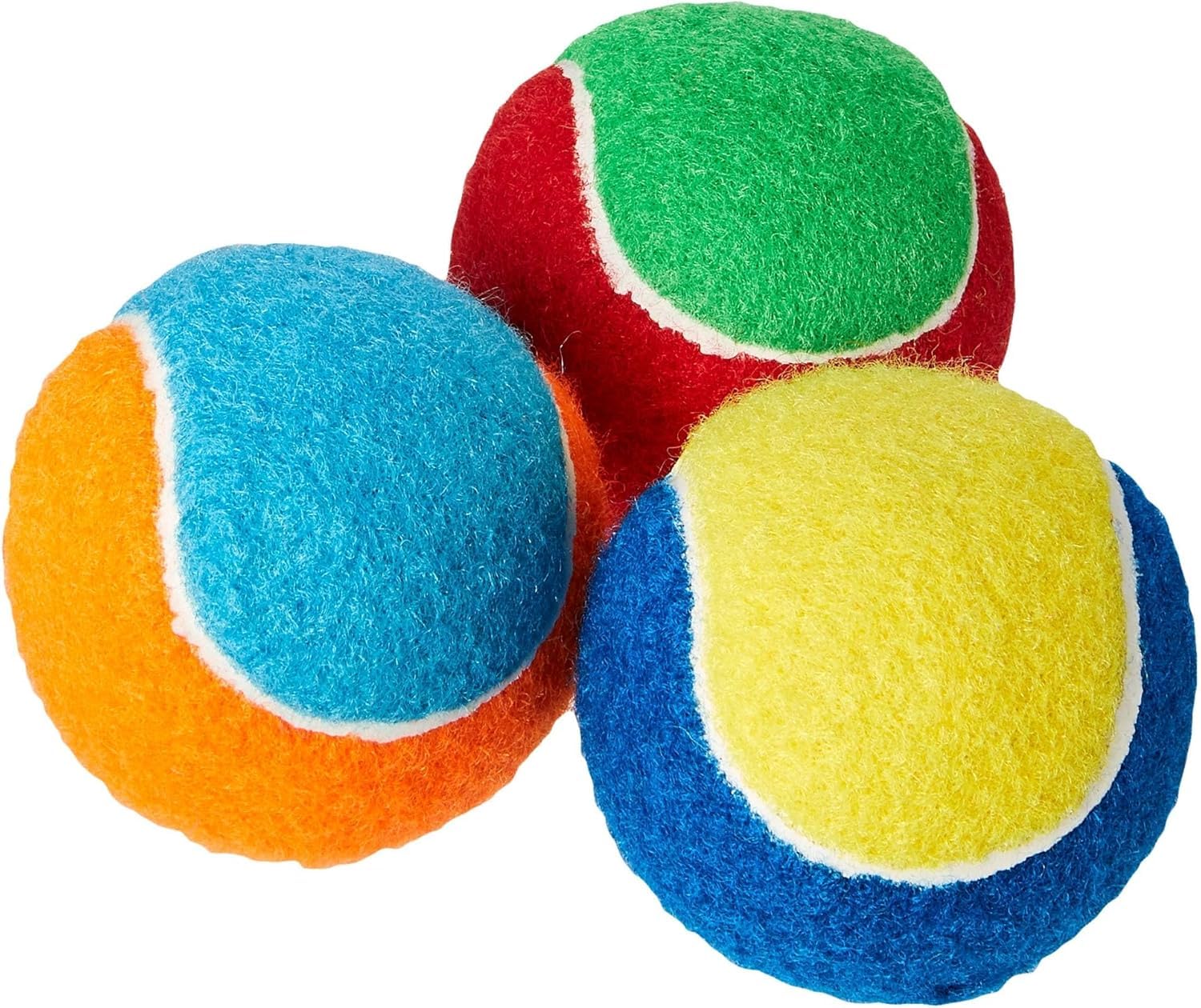 Petface Squeaky Tennis Balls for Dogs - Pack of 3 | Natural Rubber | All Breeds
