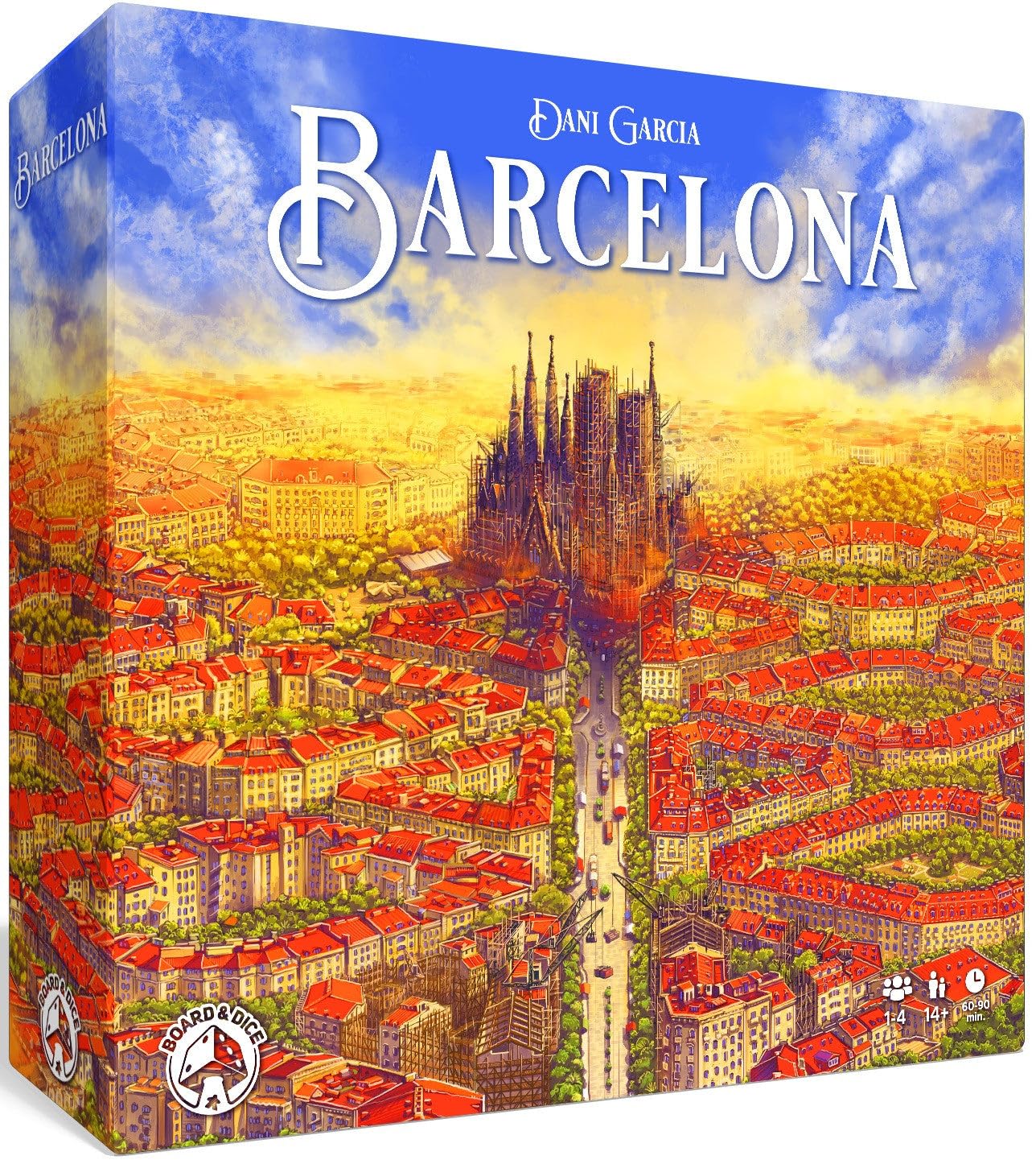Board & Dice Barcelona Strategy Board Game | Ages 14+ | 1-4 Players | 60-90 Min 1