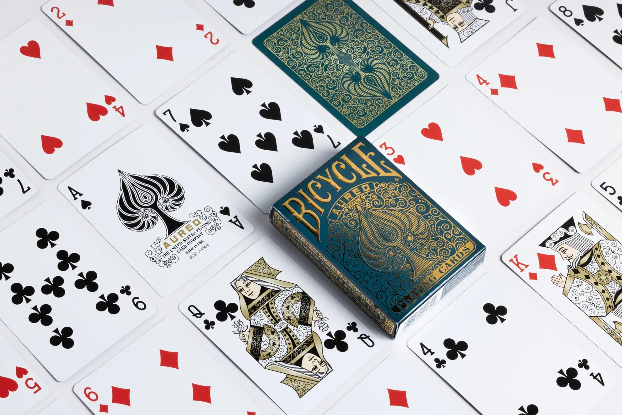 Bicycle Aureo Playing Cards - Black and Golden, Standard Size, Easy to Shuffle & Durable 2