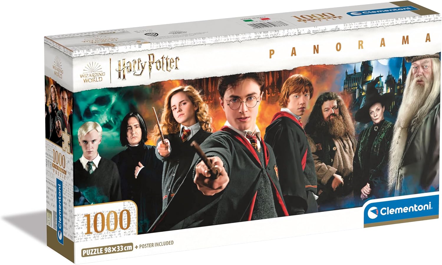 Clementoni 1000 Piece Panoramic Jigsaw Puzzle: Harry Potter - Adult Puzzle