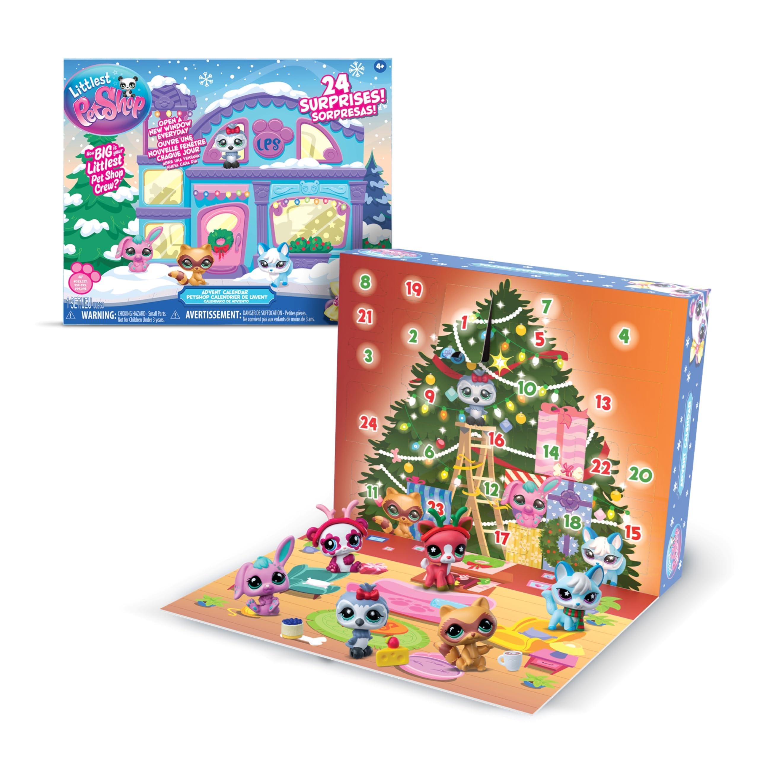Littlest Pet Shop Holiday Advent Calendar - 24 Surprise Collectibles for Kids 4+ 1