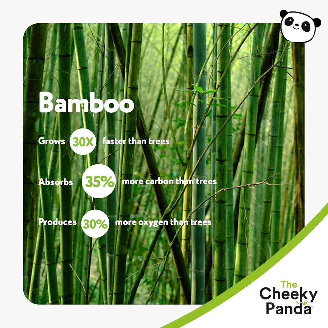 The Cheeky Panda - Bamboo Toilet Paper 9 Rolls | Plastic-Free, FSC-Certified, Hypoallergenic