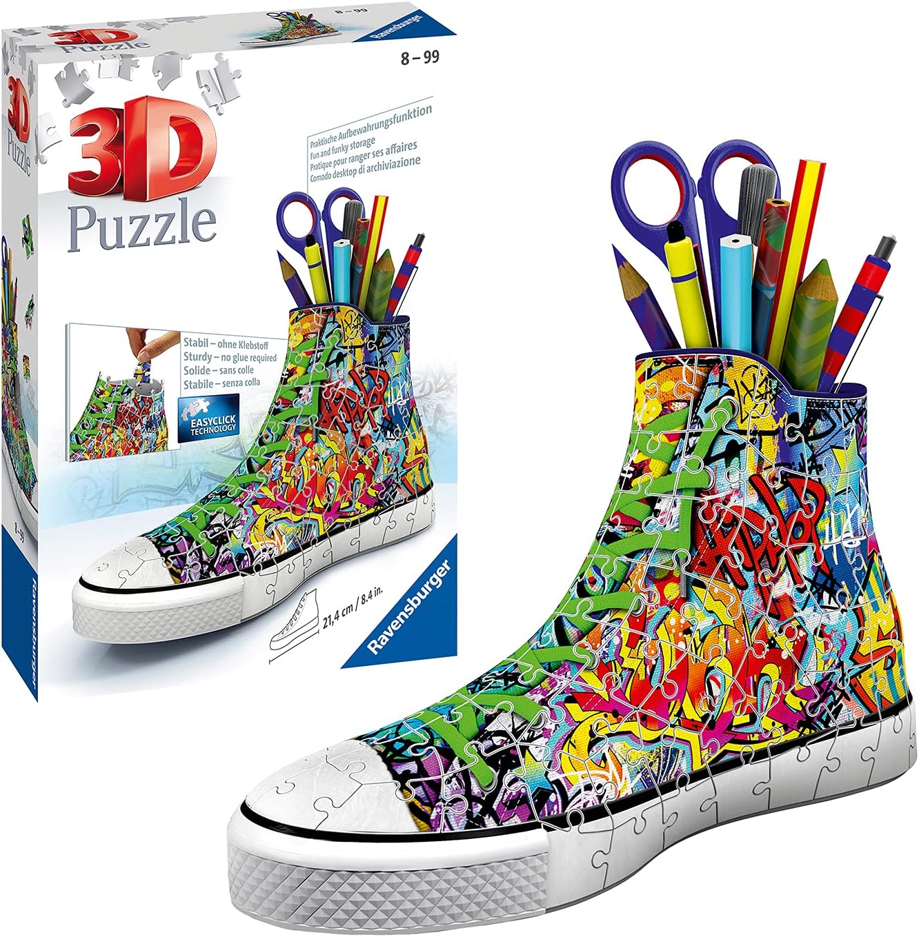 Ravensburger Graffiti Trainer 3D Jigsaw Puzzle - 108 Pieces for Kids 8 Years Up 1