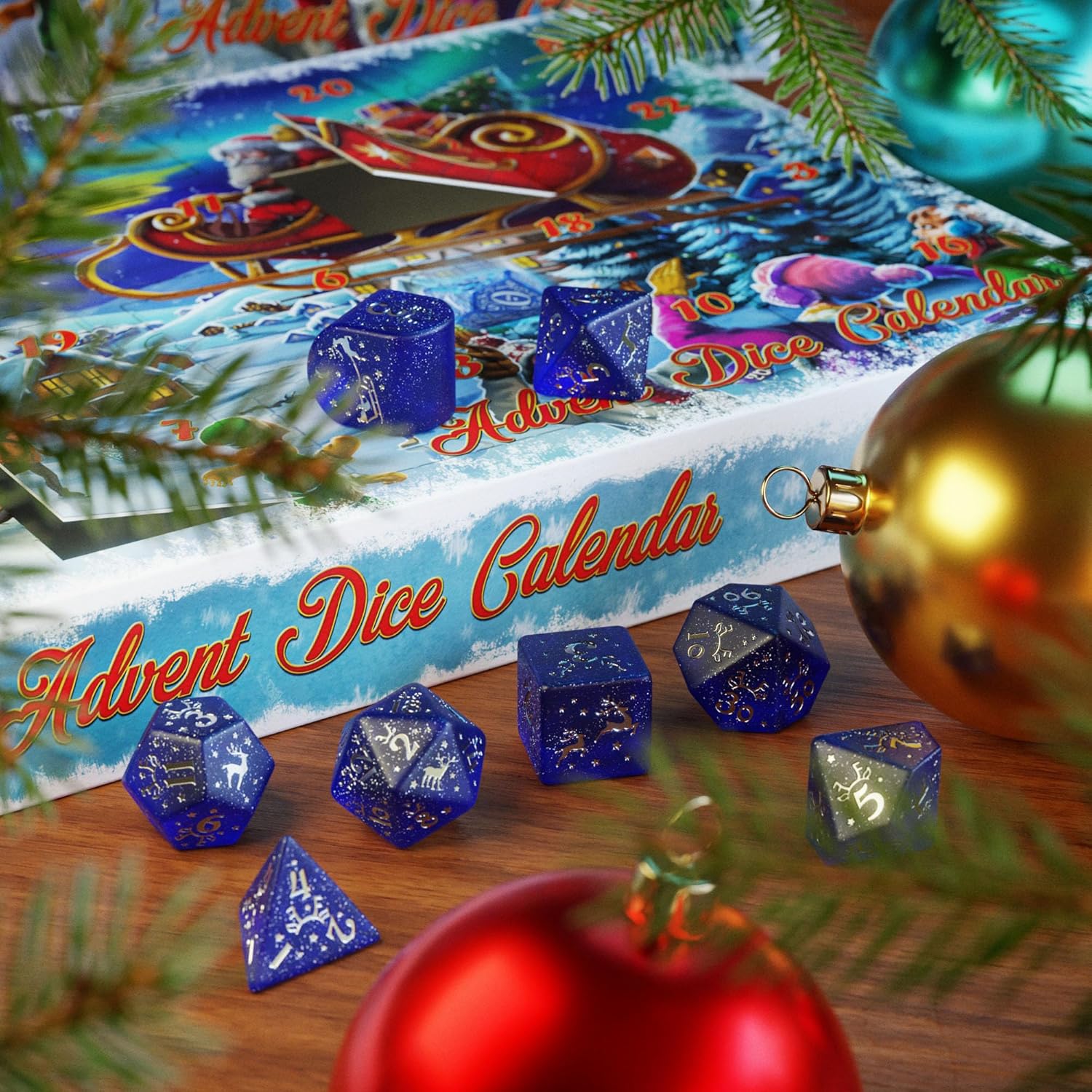 Q WORKSHOP Advent Calendar 2023 Dice and Cubes Set 3