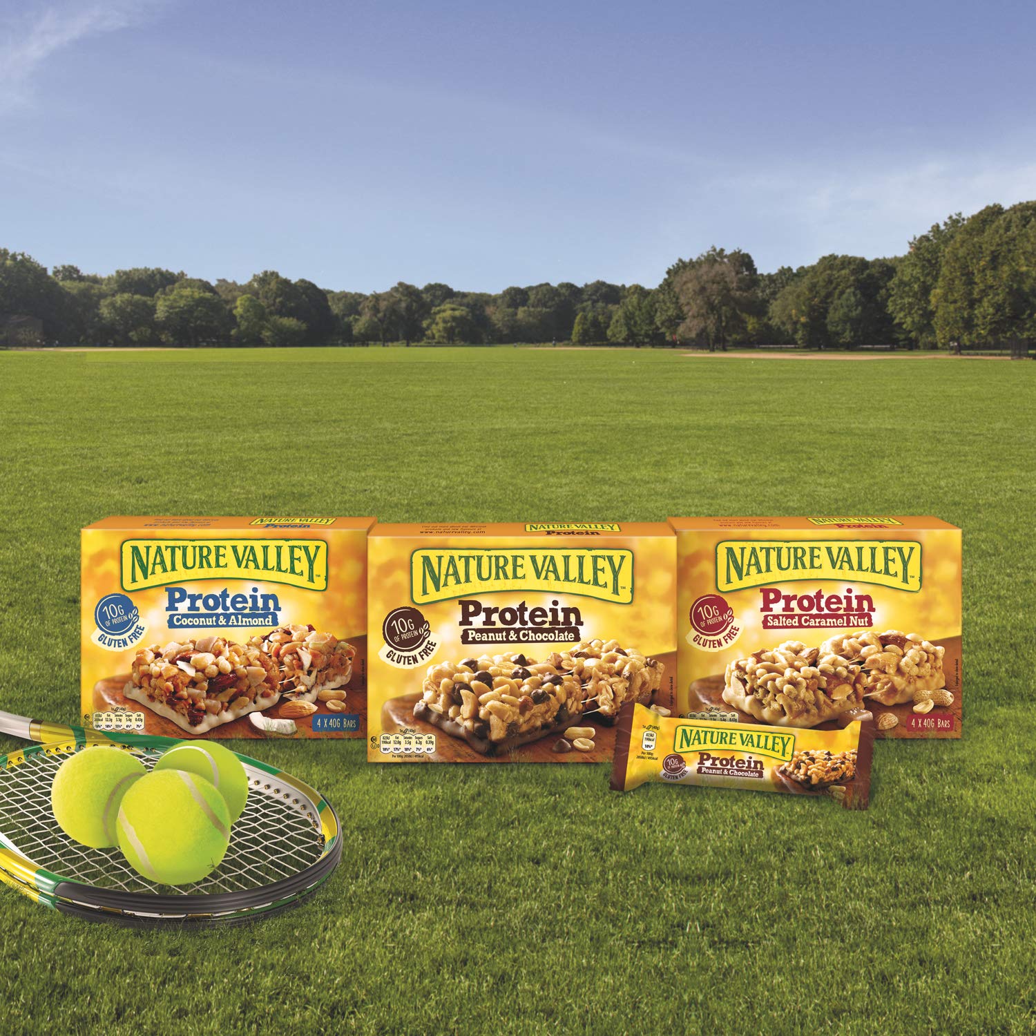 Nature Valley Protein Salted Caramel Nut Gluten Free Cereal Bars 12 x 40g 5
