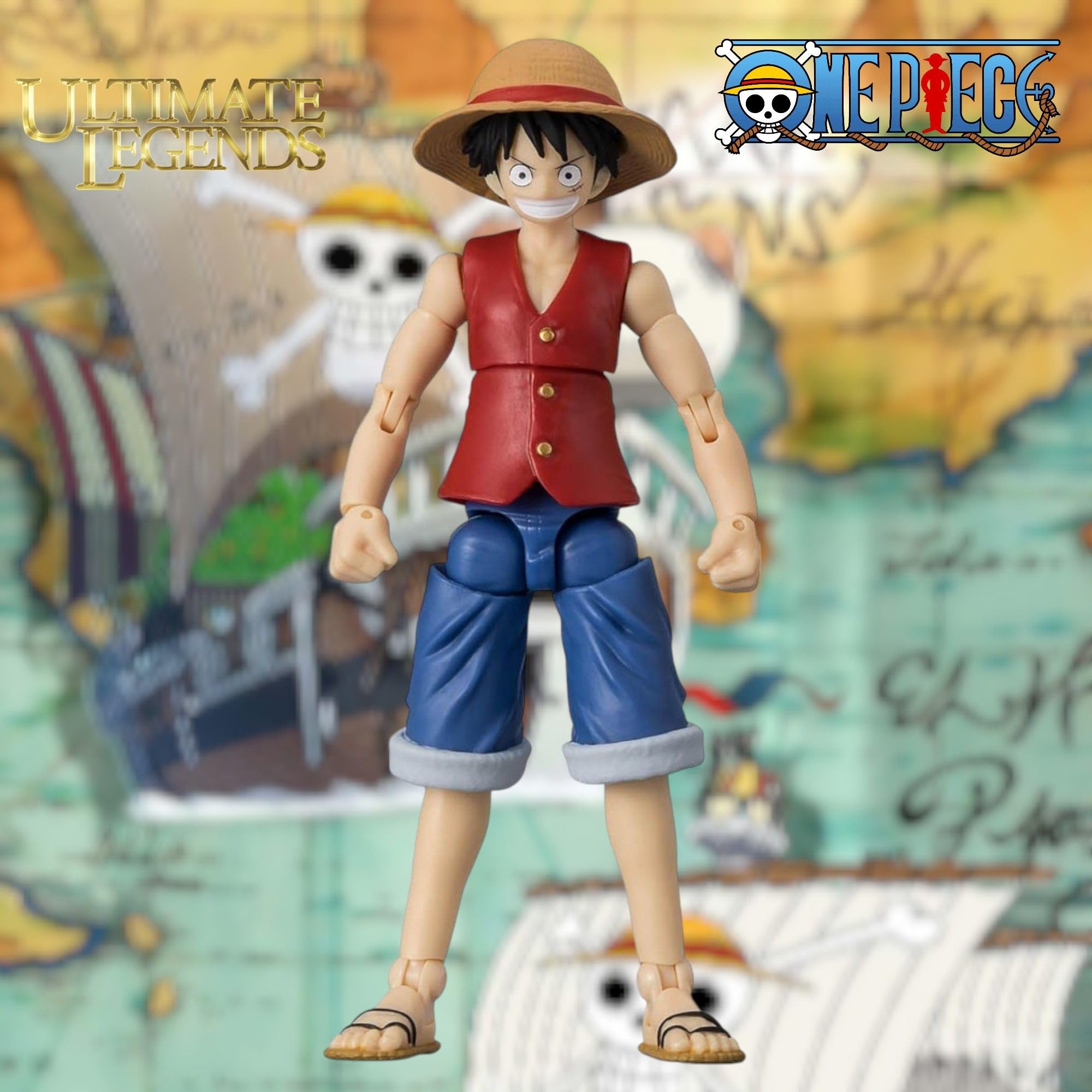 BANDAI Ultimate Legends Luffy Action Figure - 12.5cm Posable Anime Figure with Accessories 11