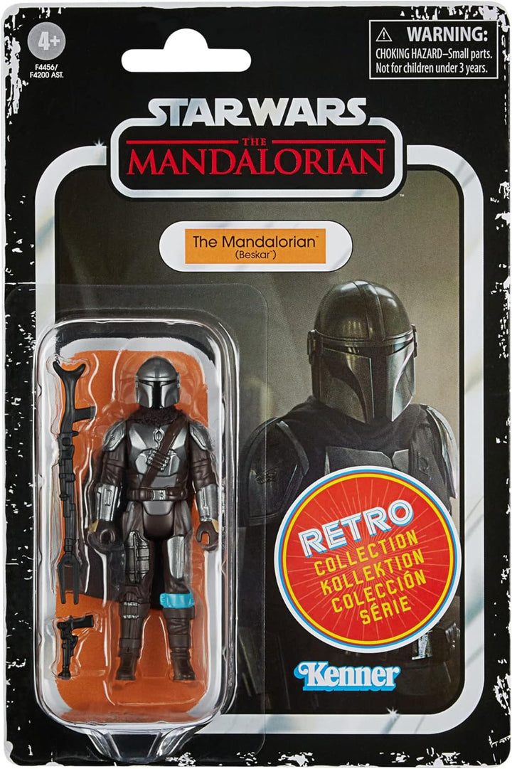 Hasbro Star Wars Retro Collection The Mandalorian - Din Djarin (Beskar) Action Figure (F4456)