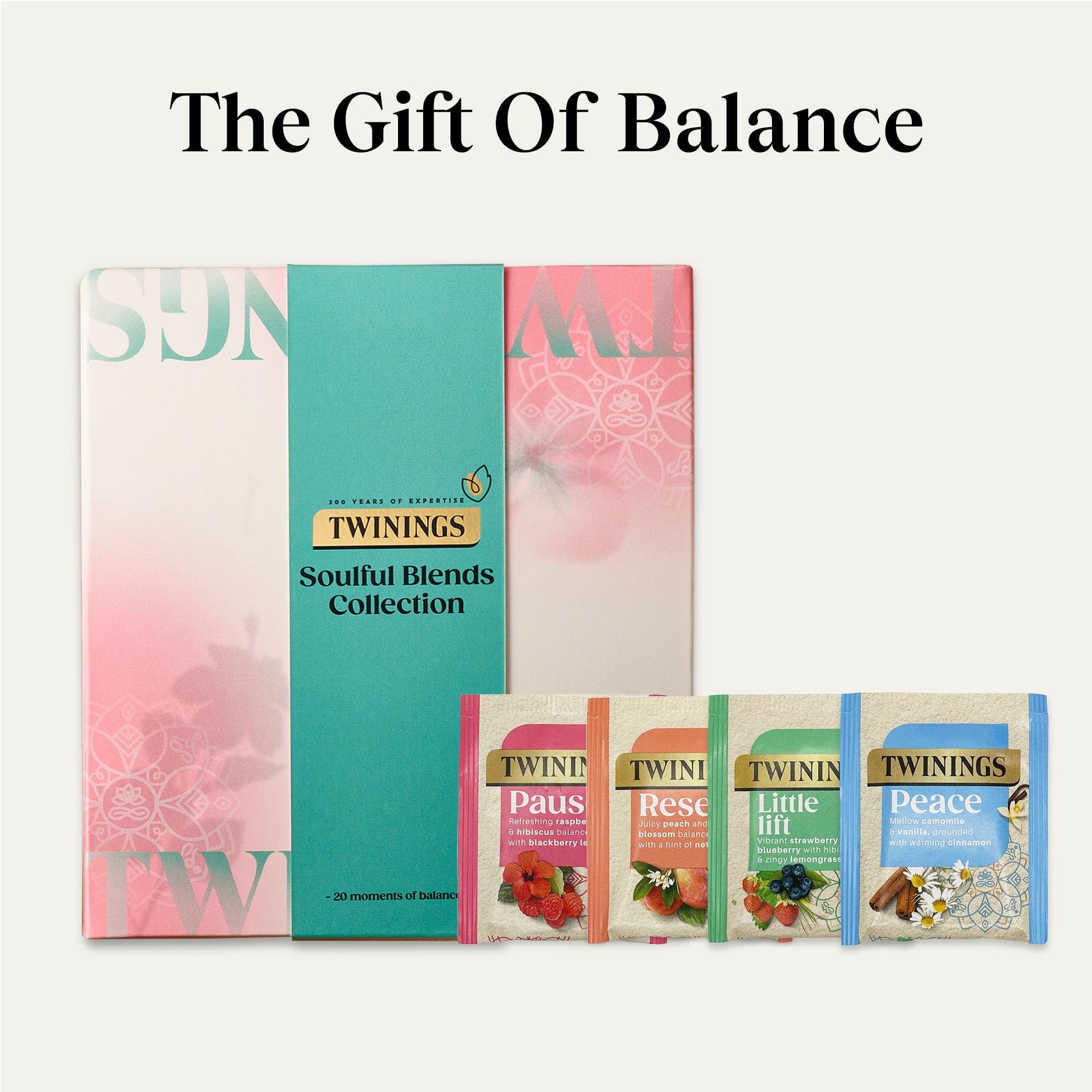Twinings Soulful Blends Collection Gift Box - 20 Eco-Friendly Herbal & Green Tea Bags 3