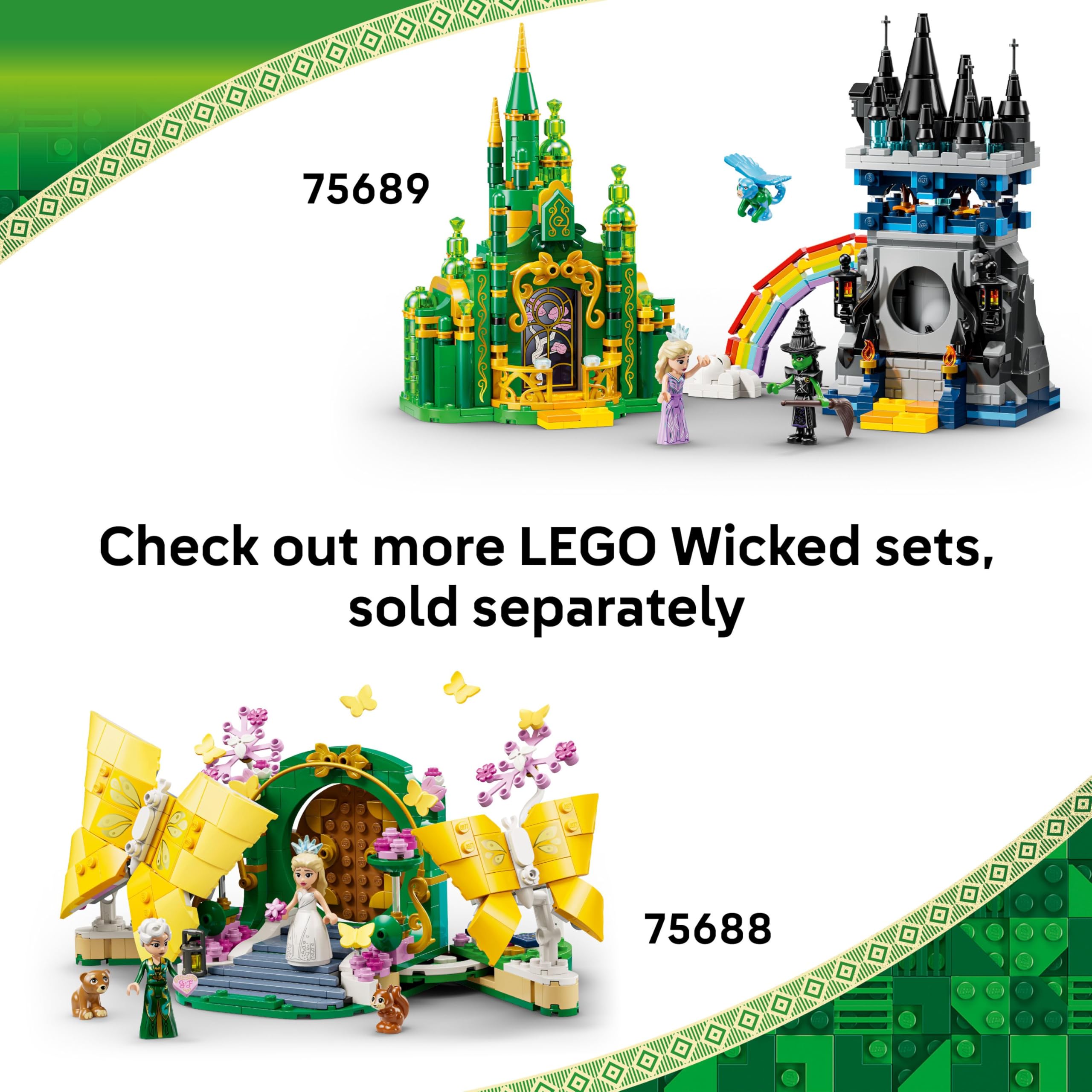 LEGO Wicked Elphaba's Retreat - Forest Building Toy with 2 Mini Dolls & Animal Figures for Ages 7+ 3